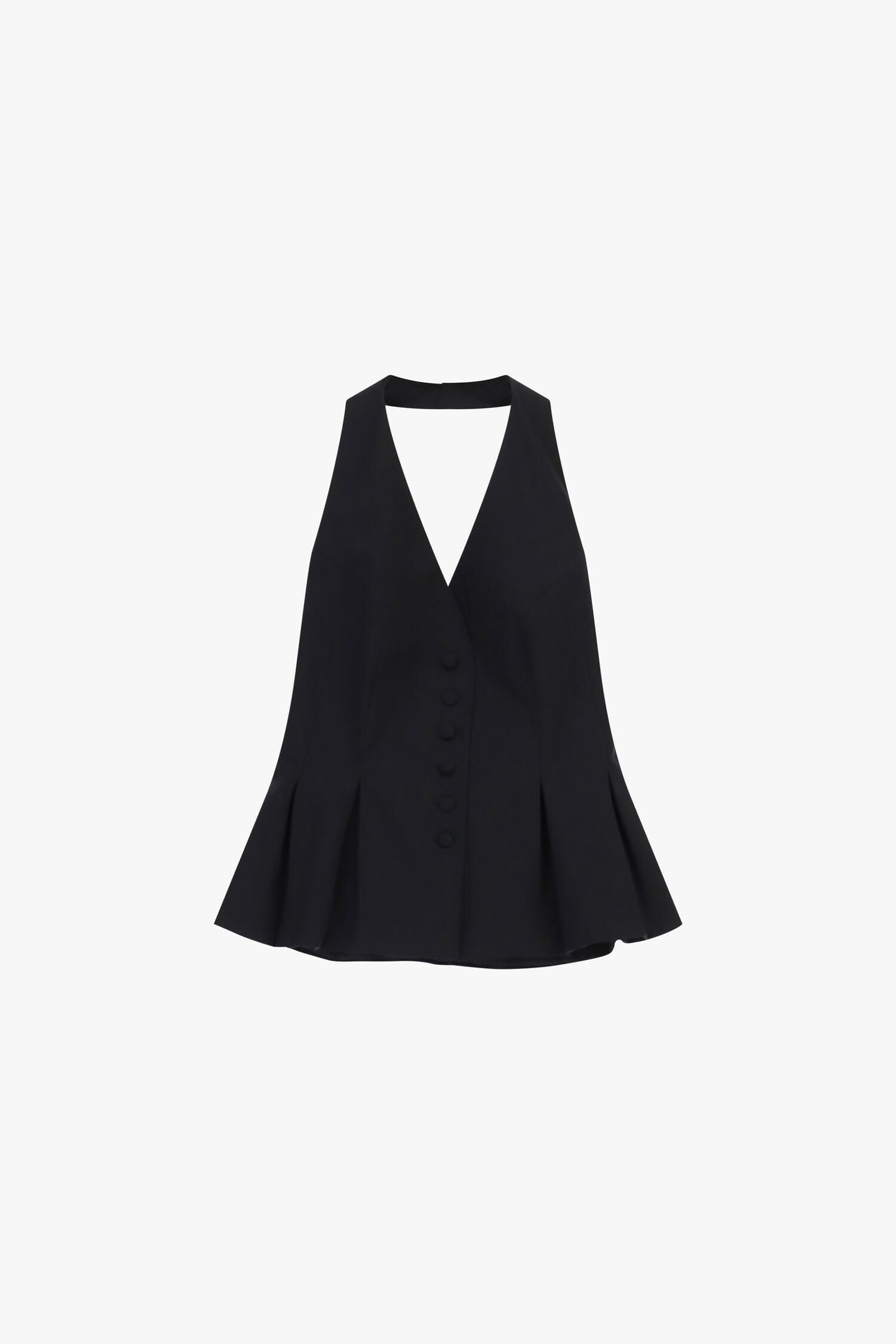 Gilet évasé sans manches Fermeture à boutons Dixie