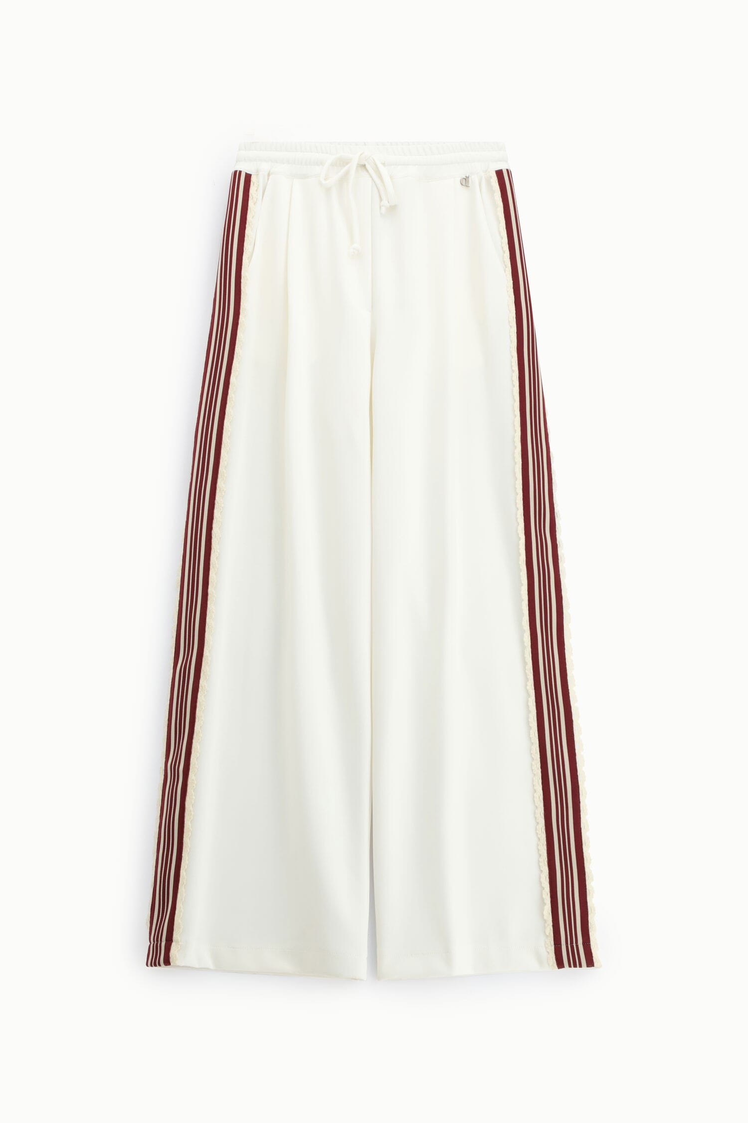 Pantaloni Palazzo Con Bande Laterali E Coulisse Dixie