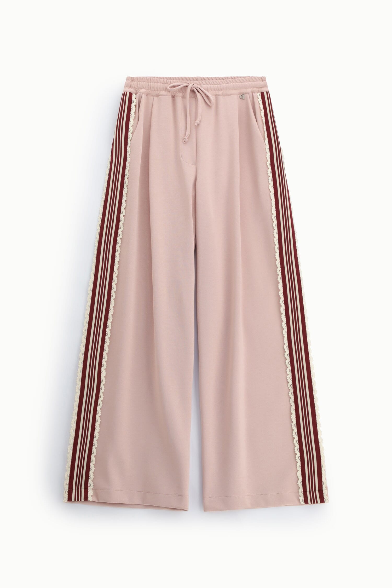 Pantaloni Palazzo Con Bande Laterali E Coulisse Dixie