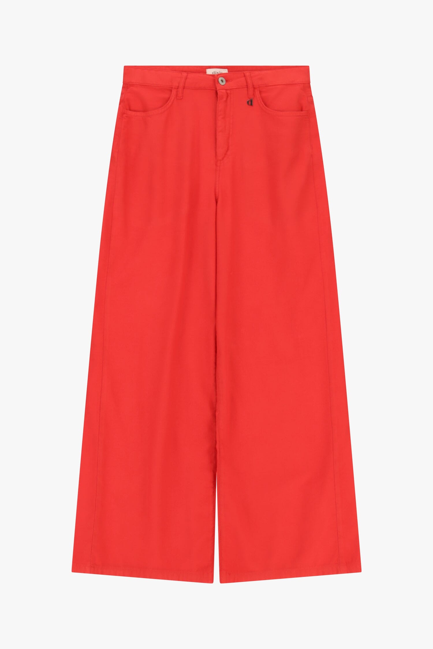 Trousers Palazzo A Vita Alta Con Gamba Ampia Dixie