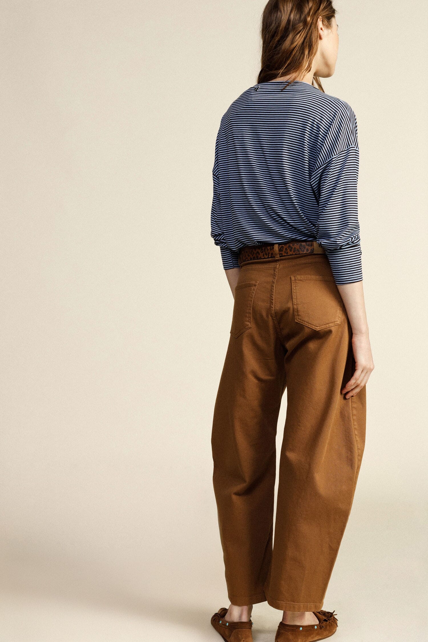 Trousers Wide Five Pockets High Waist Dixie