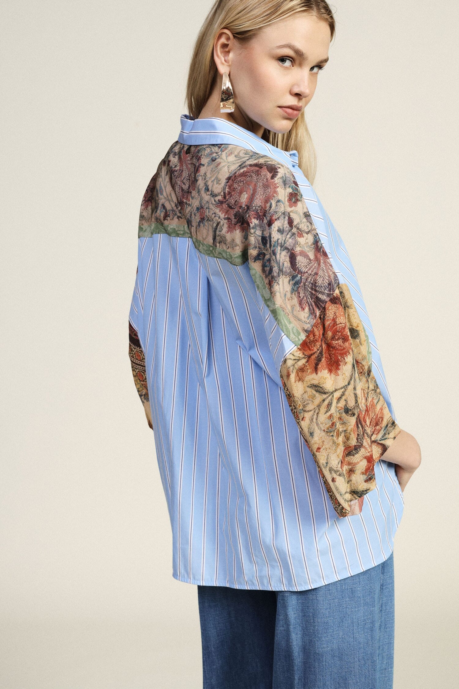 Dixie Knot And Patchwork Shirt