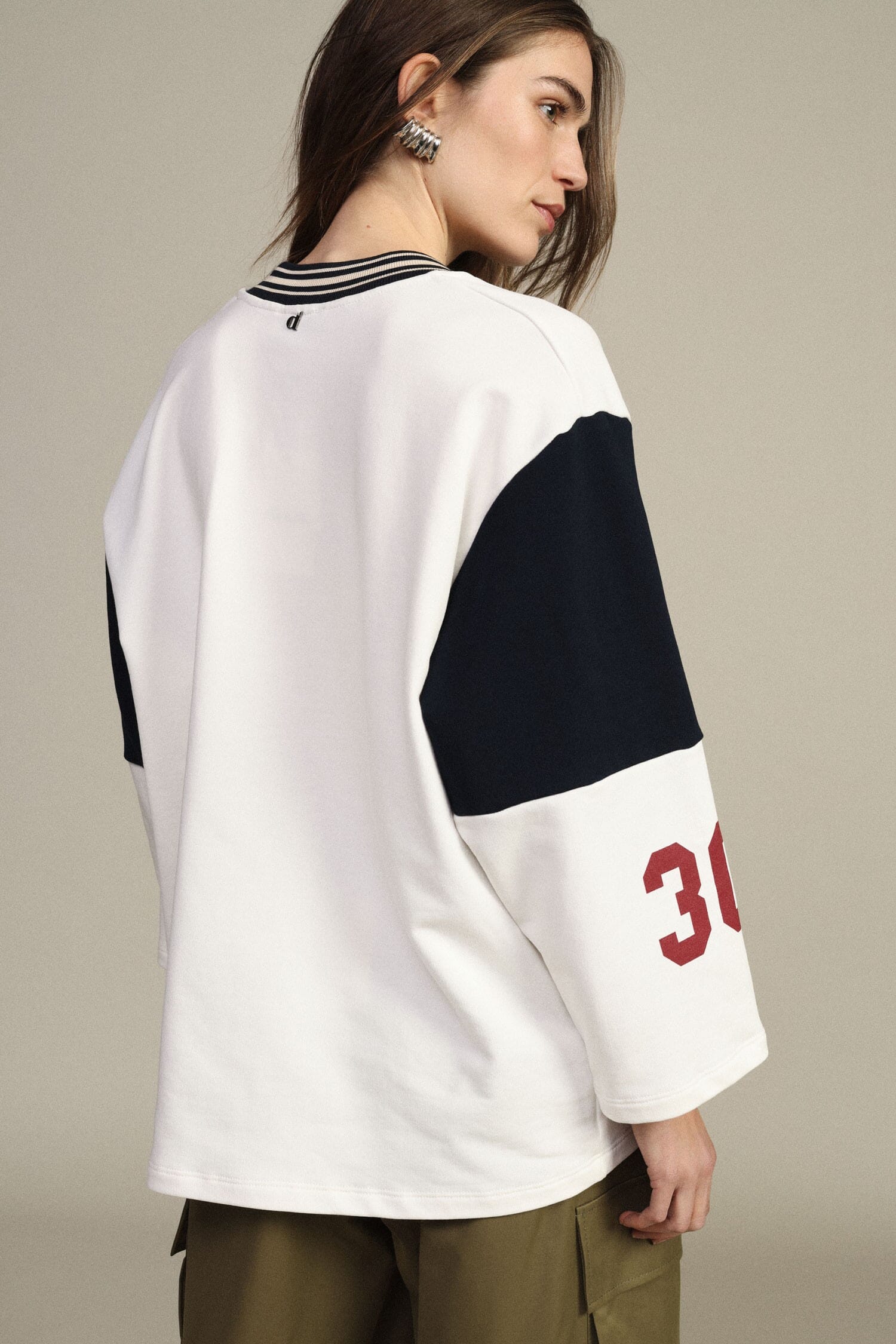 Sweatshirt Large Crew Neck Print 30 Anniversary Dixie