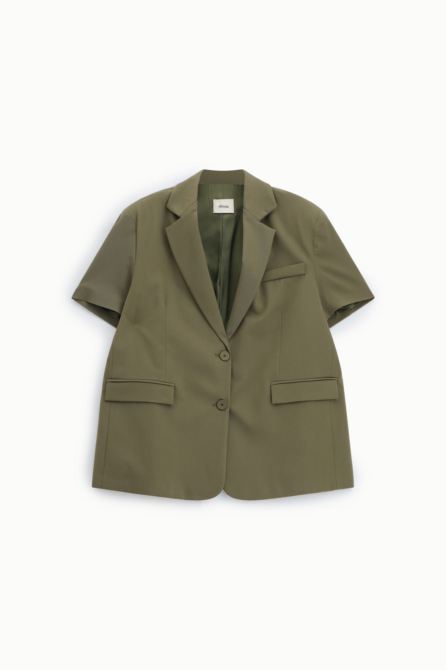 Blazer Maniche Corte Con Tasche A Filetto Dixie