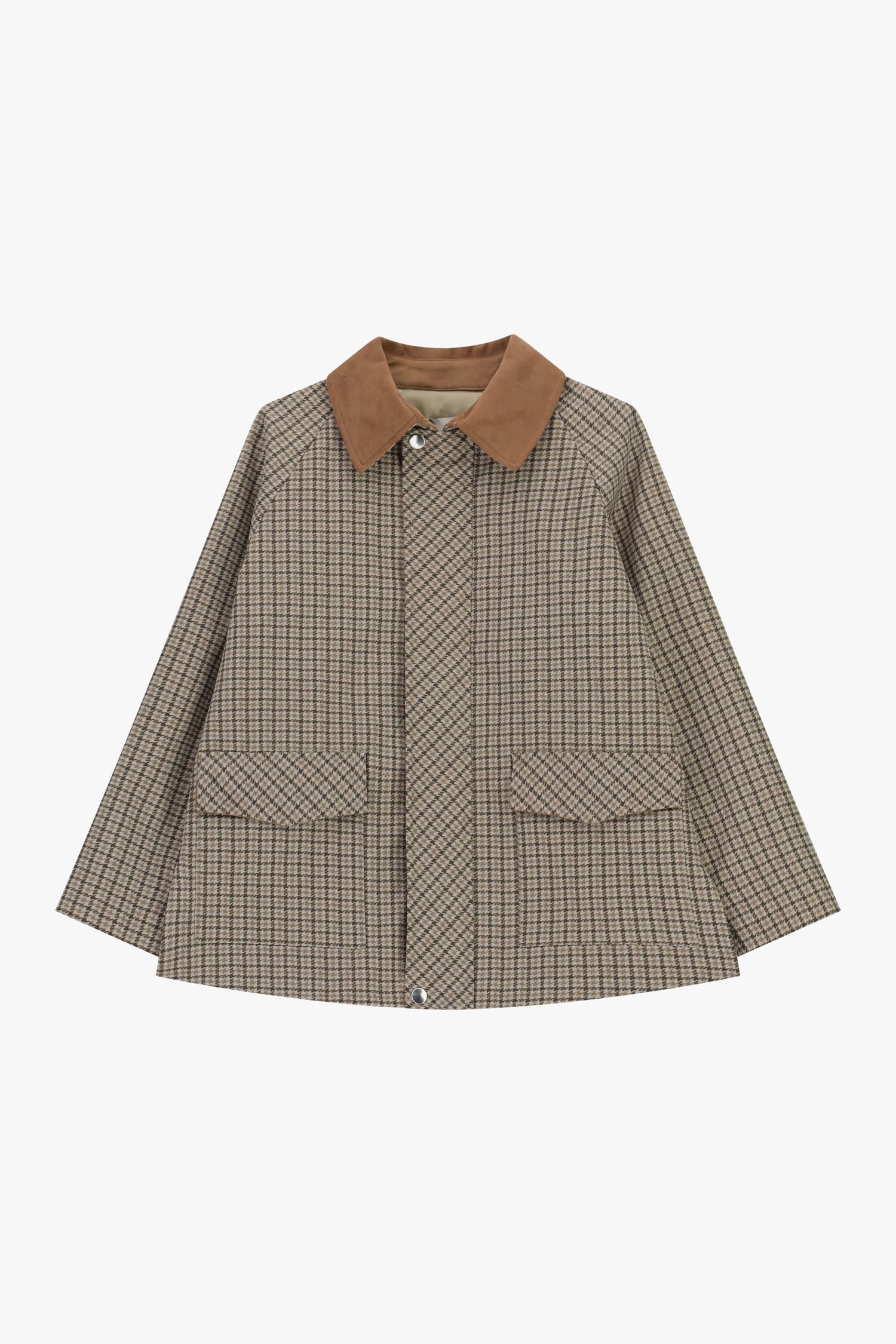 Giacca Camicia Con Motivo A Quadri E Tasche Frontali Dixie