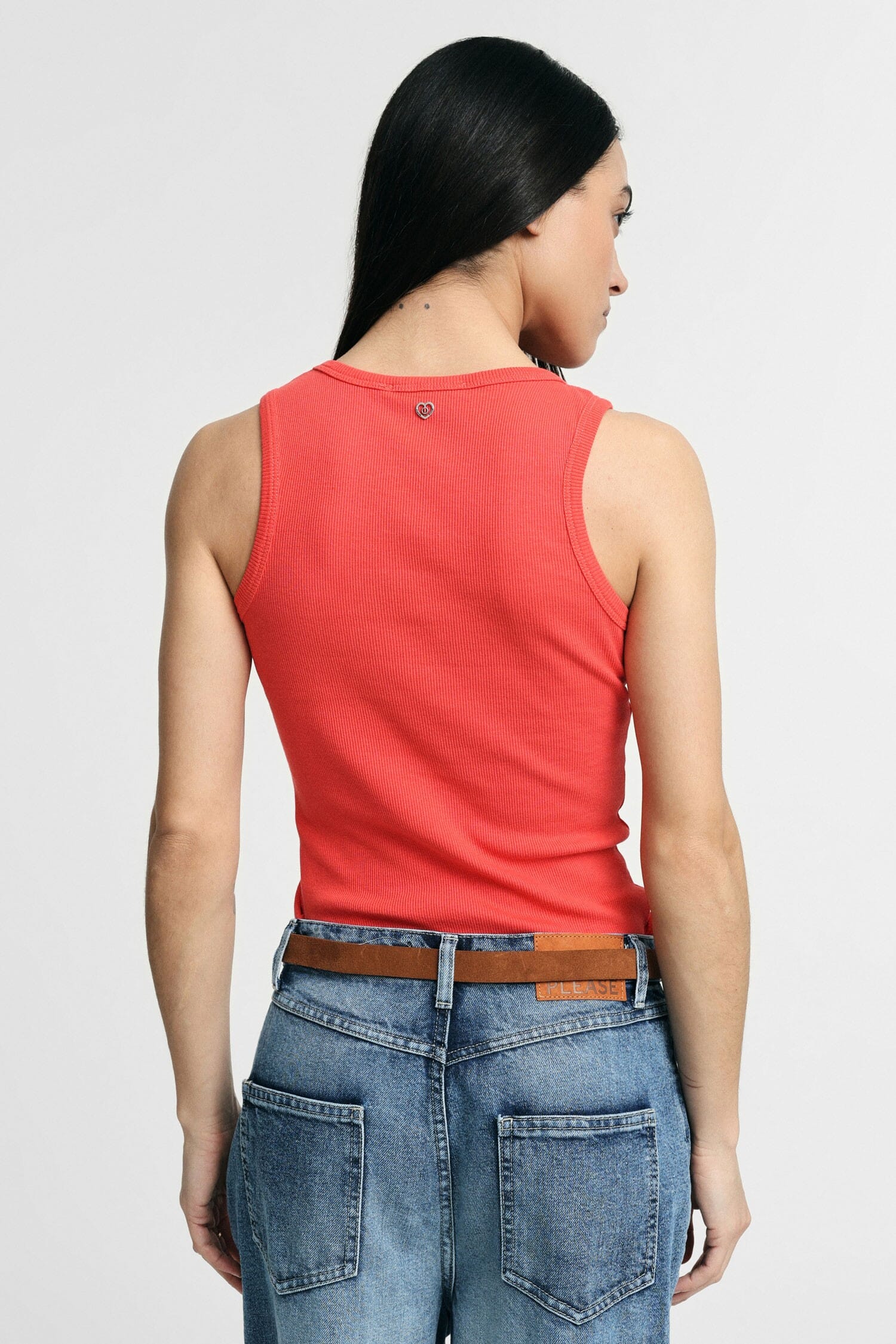 Sleeveless Crew Neck Top FitExc3\Xa0 Regular Please