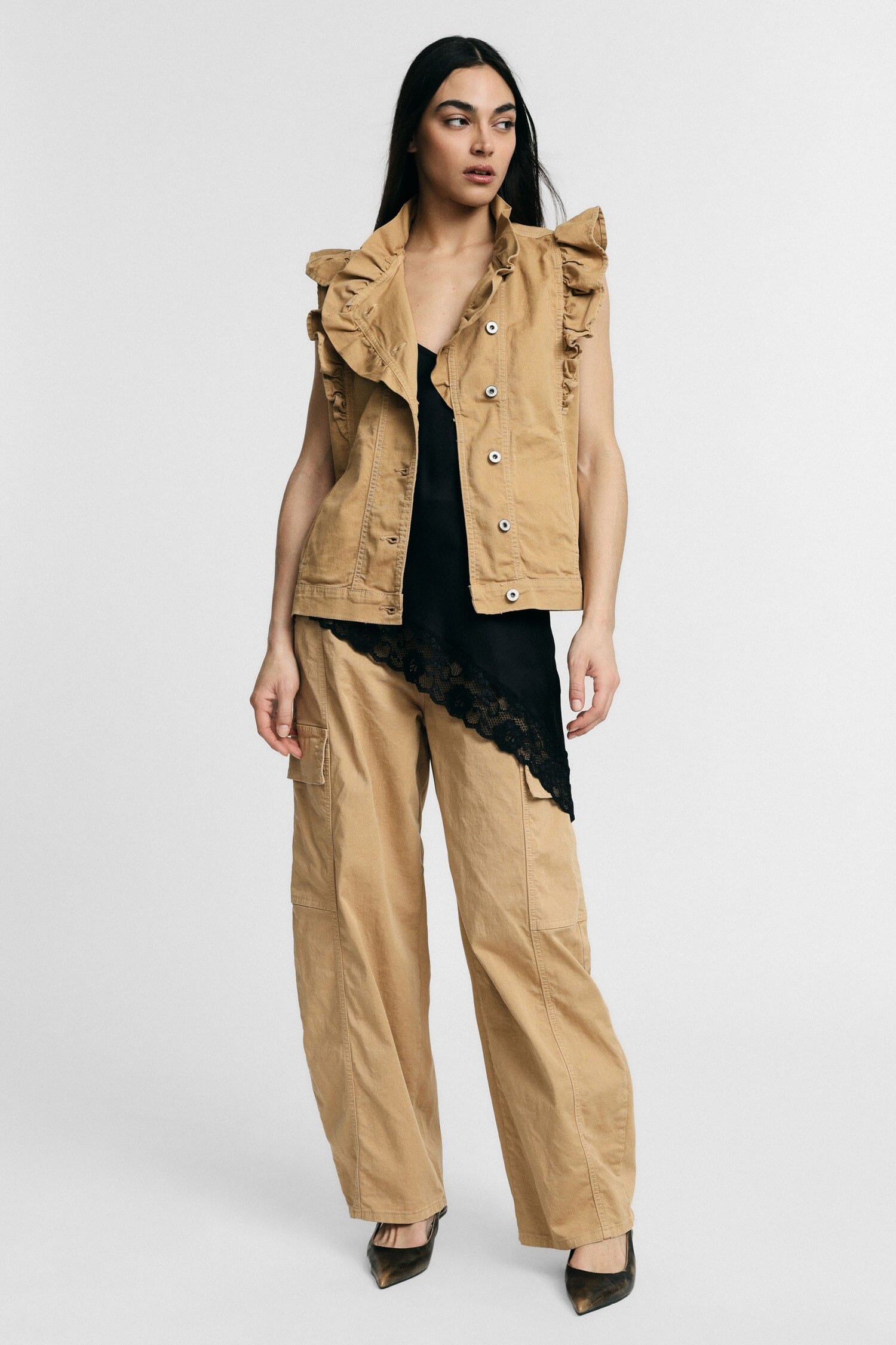 Palace Trousers Pockets Cargo High Waist Please