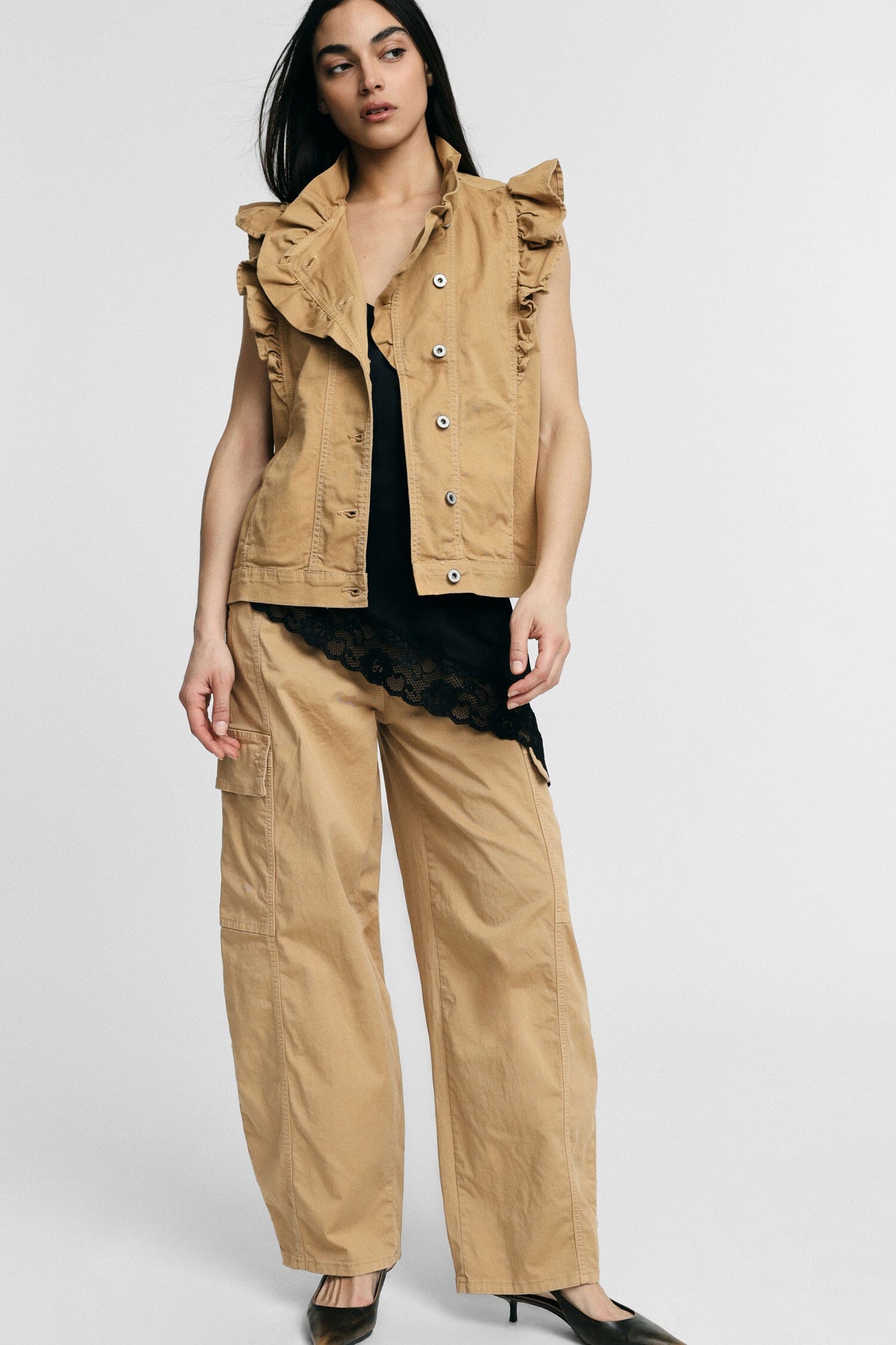 Palace Trousers Pockets Cargo High Waist Please