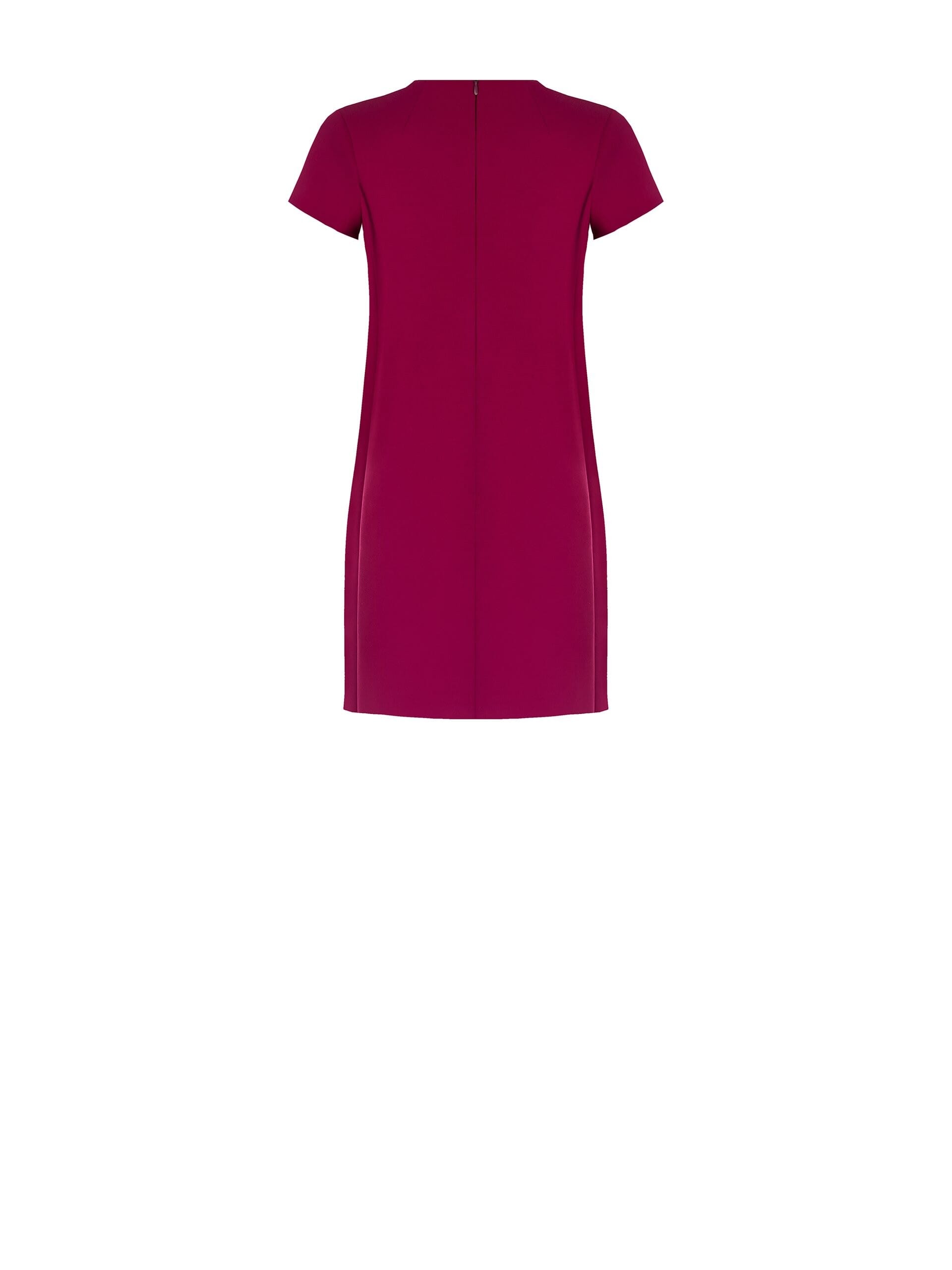 Short Dress In Scuba Crepe With Pockets Rinascimento