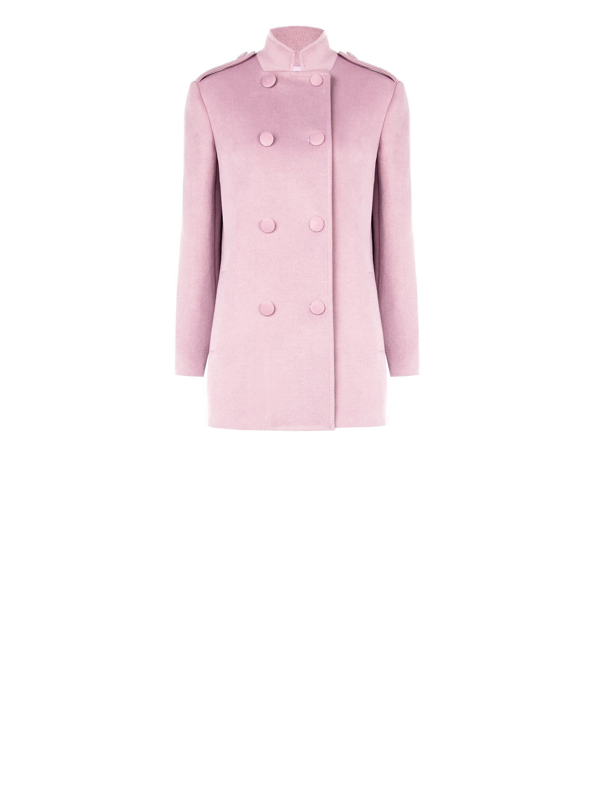 Rinascimento Velour Double-breasted Medium Coat