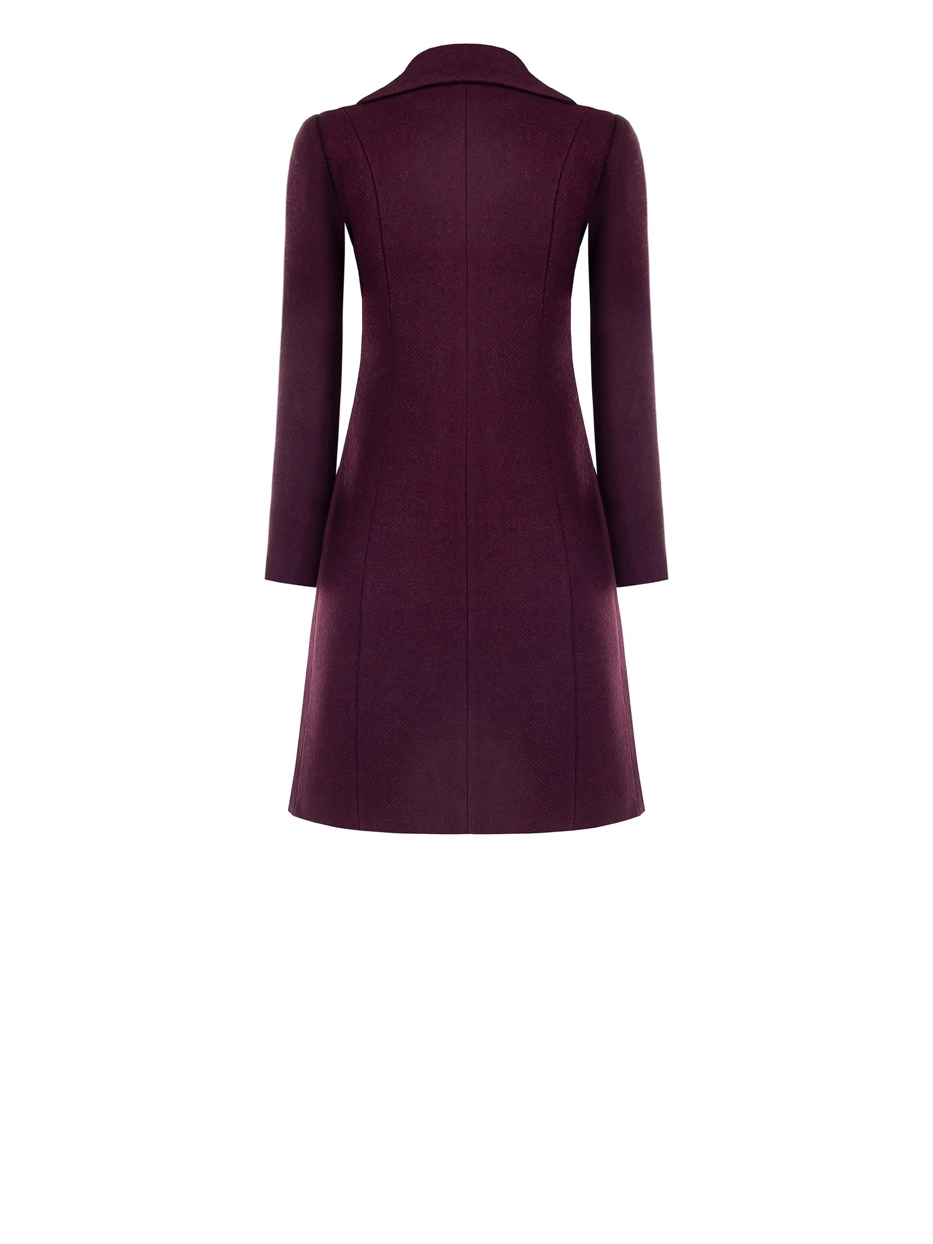 Rinascimento Waist Belt Detail Folded Long Coat