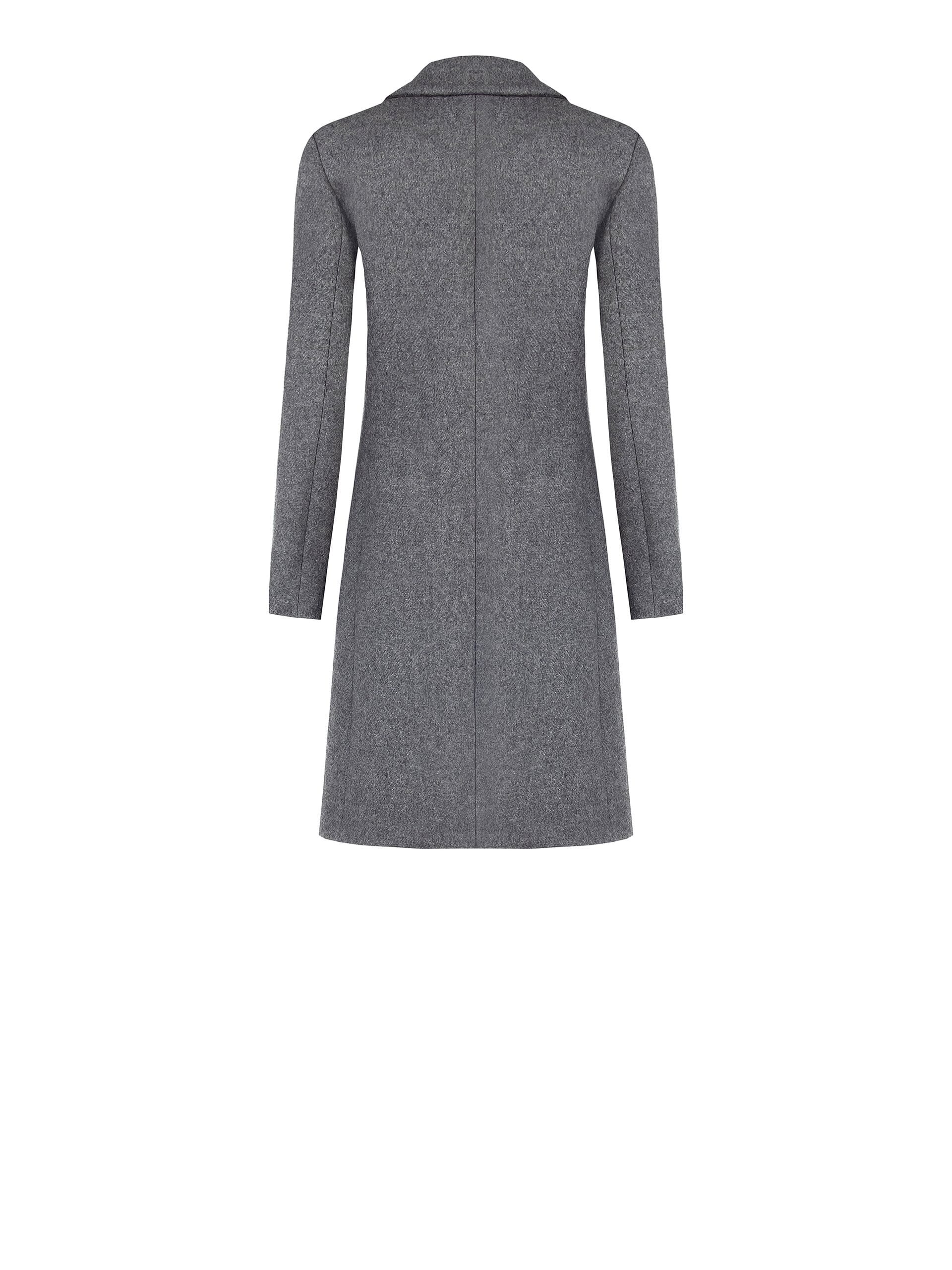 Rinascimento Manteau moyen plissé à double boutonnage