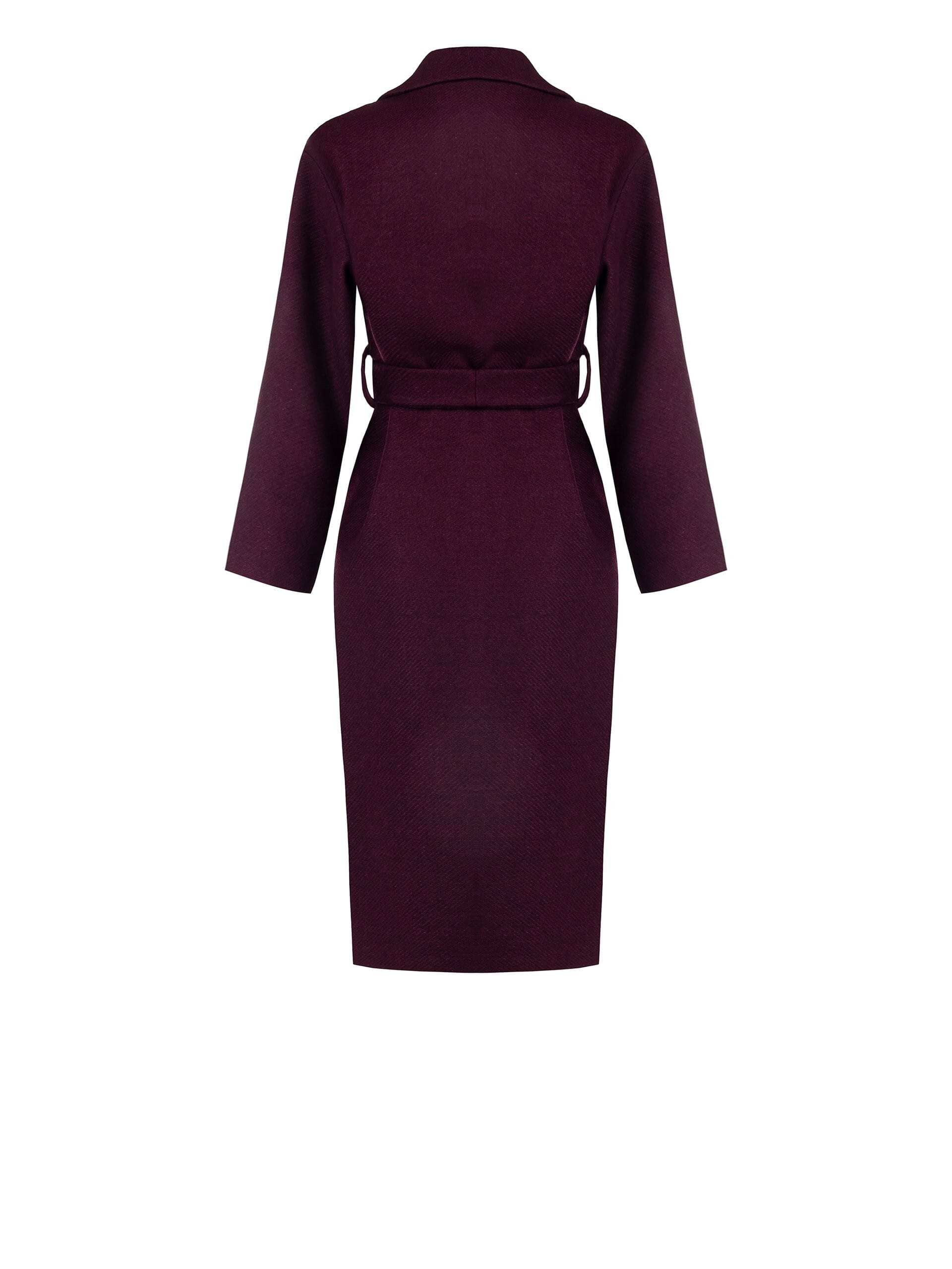 Cappotto Lungo Spolverino Con 2 Spille Fiore E Cintura Coordinata Rinascimento