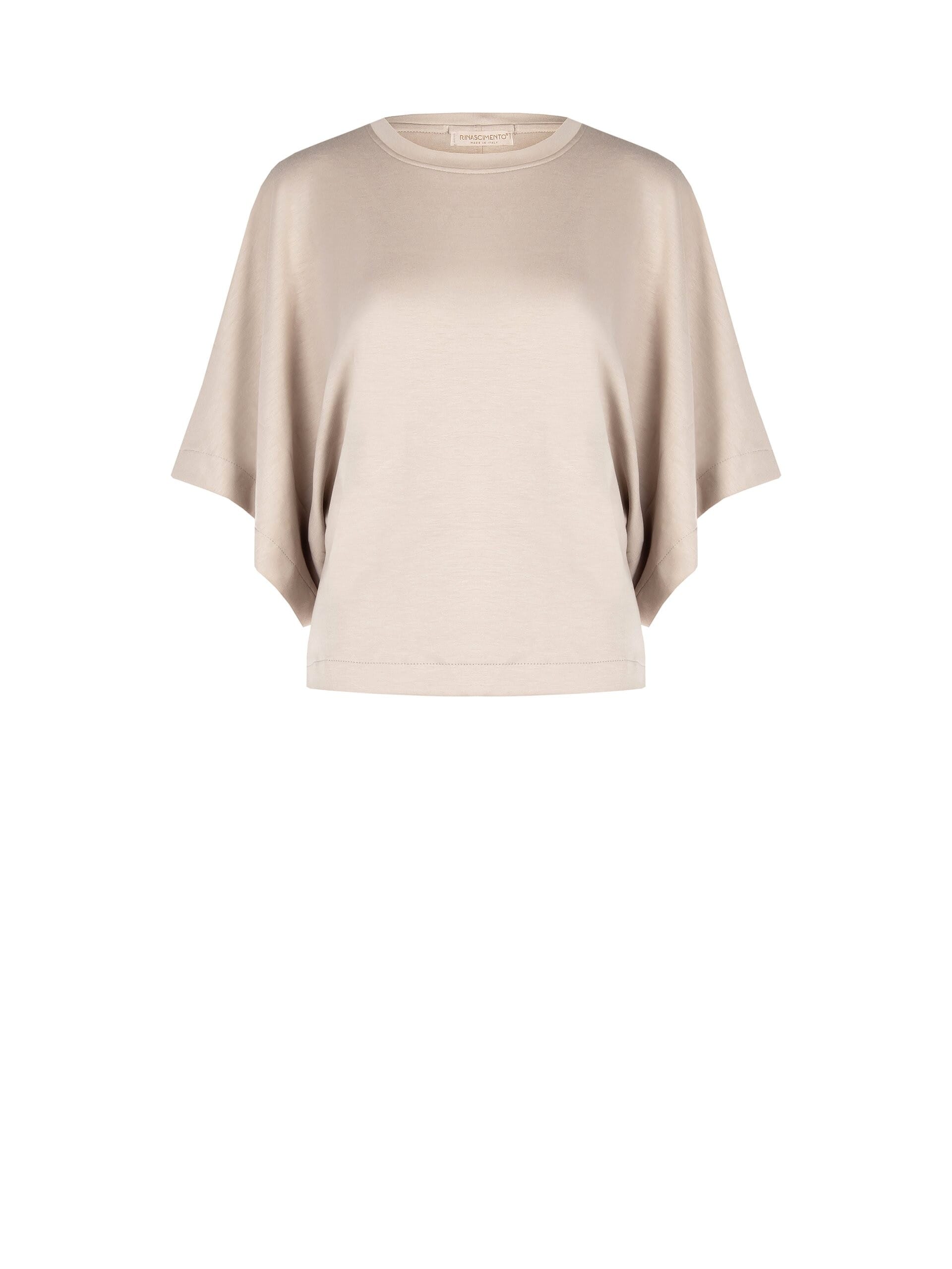 Rinascimento Viscose Blend Over Short Sweatshirt