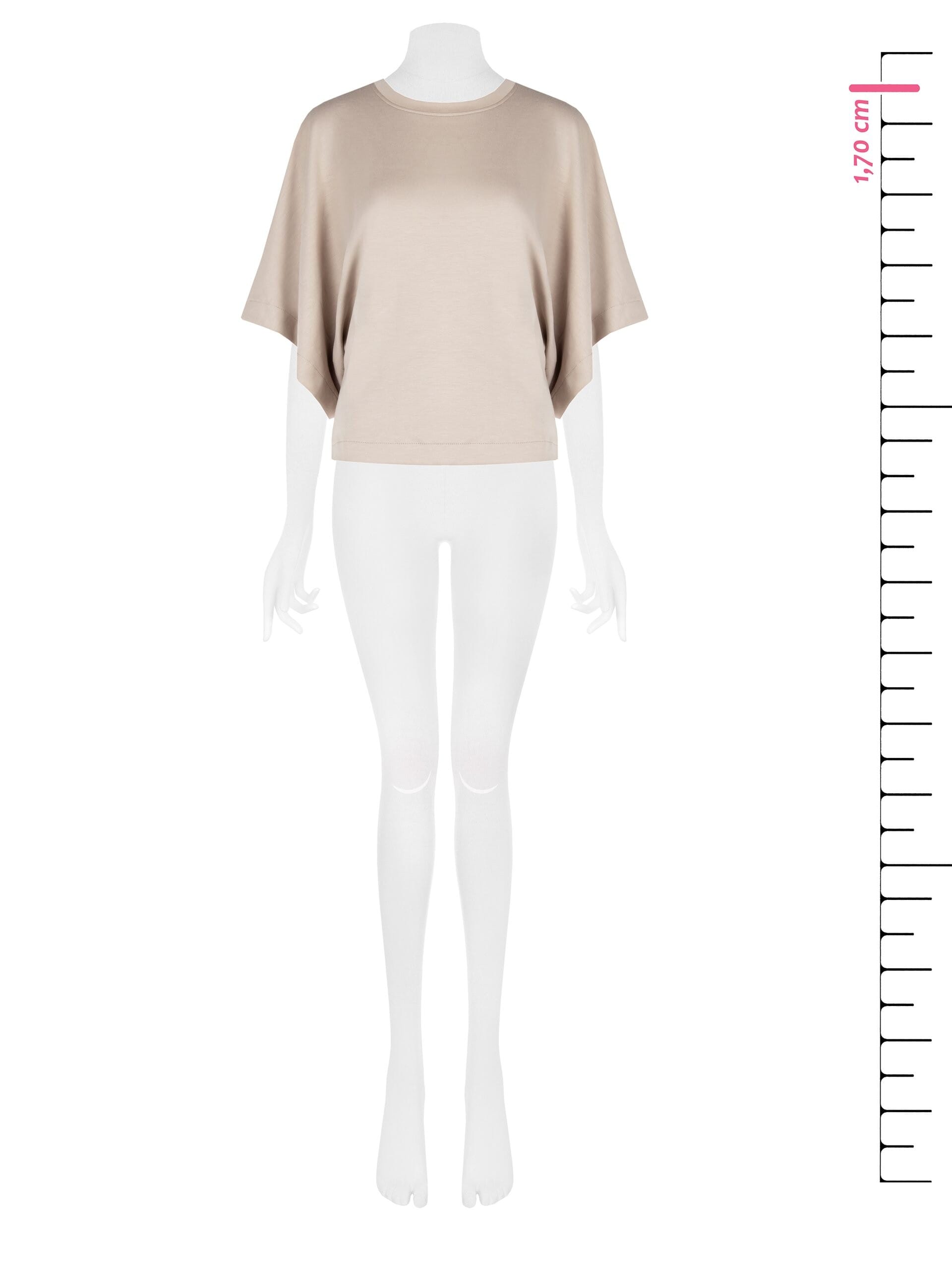 Rinascimento Viscose Blend Over Short Sweatshirt