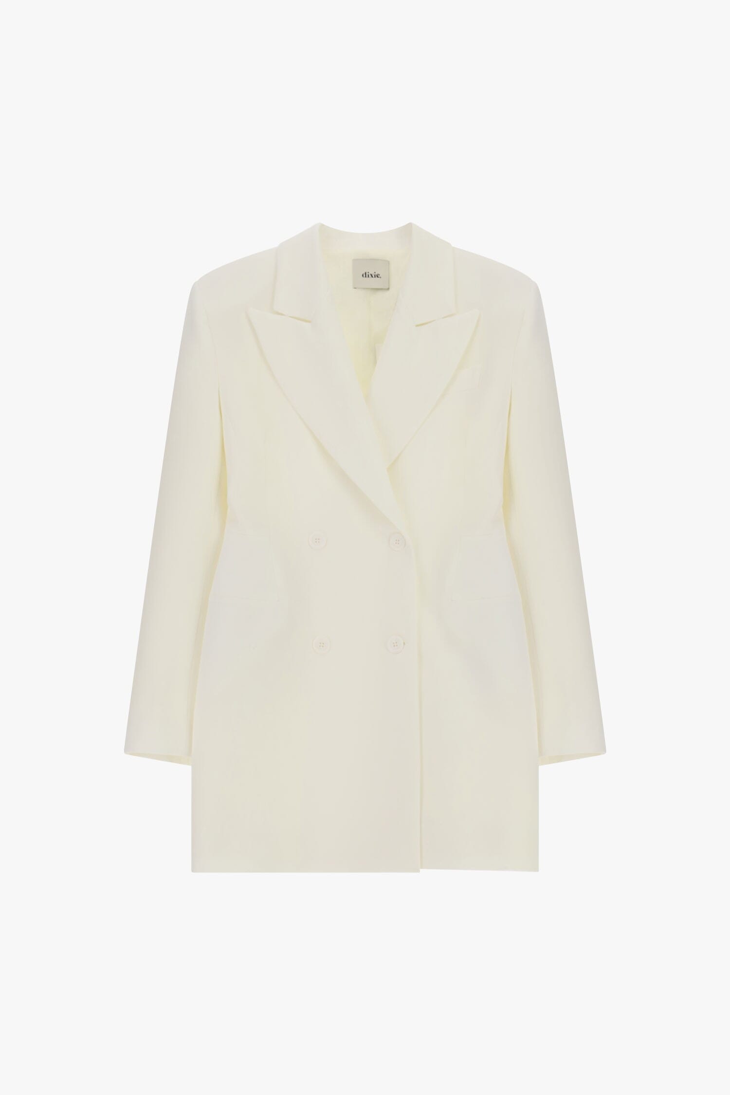 Abito Corto Doppiopetto Con Collo Classico Dixie