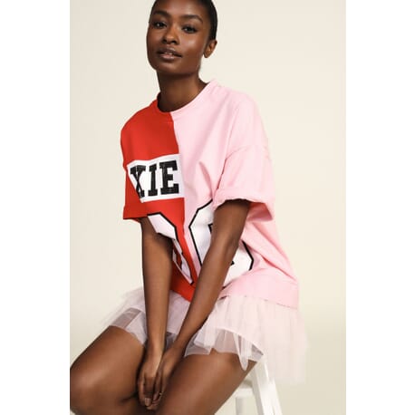 color block dress with shorts Riviera Knit Mini Colorblock Dress