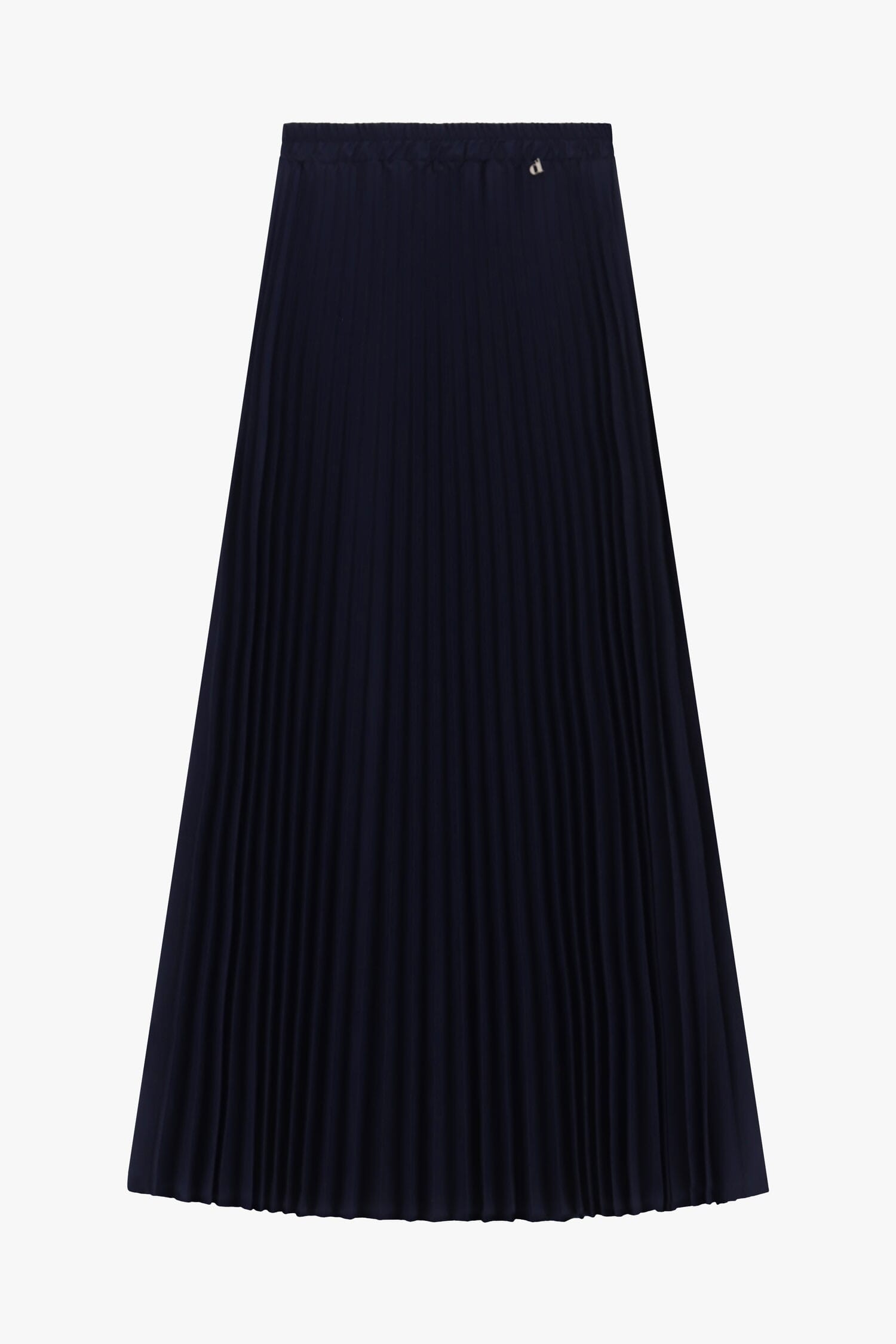 Gonna Plissettata Midi Con Elastico In Vita Dixie