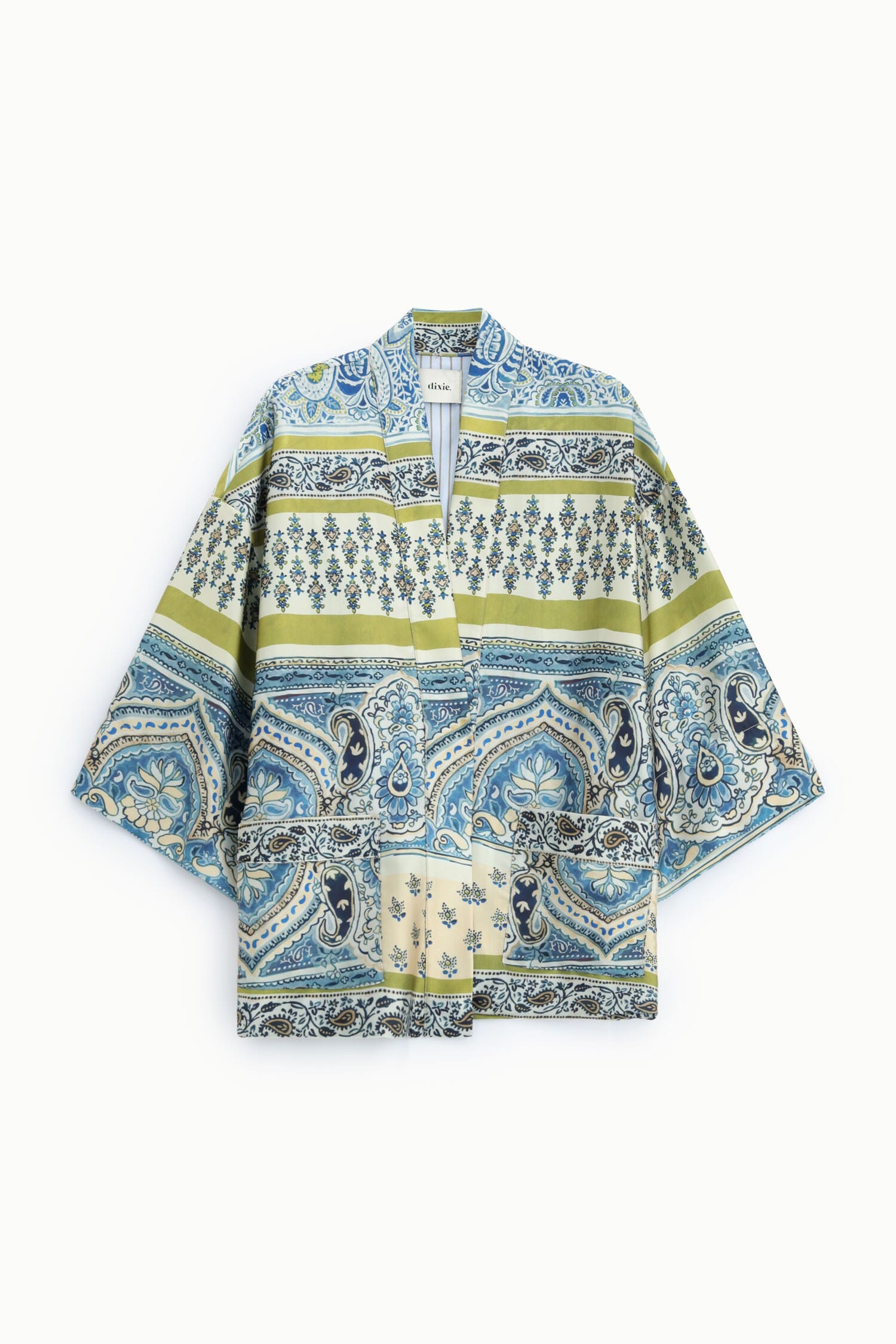 Dixie Wide Sleeve Paisley Pattern Blazer