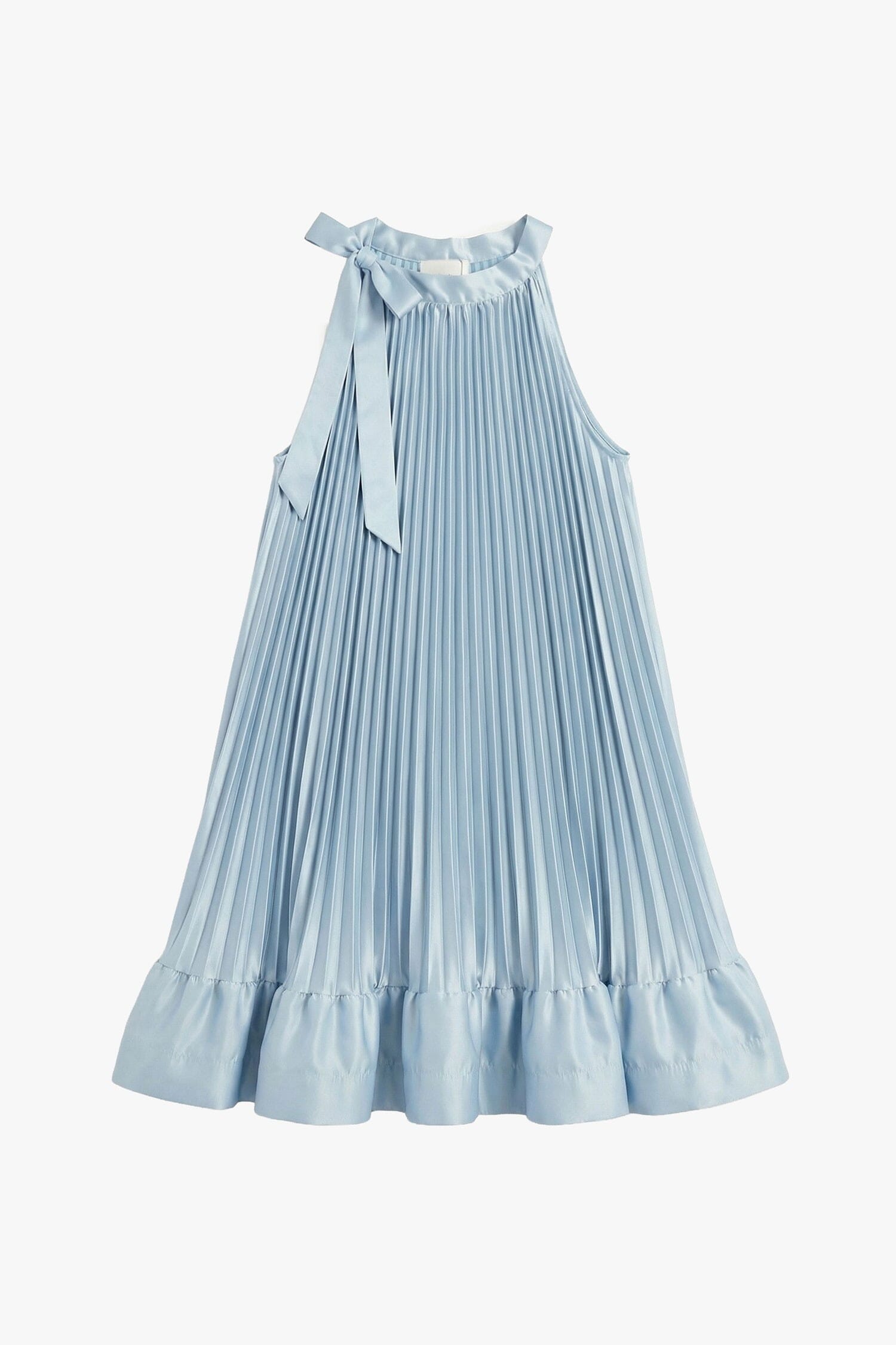Short Pleated Dress With Bow Detail Dixie