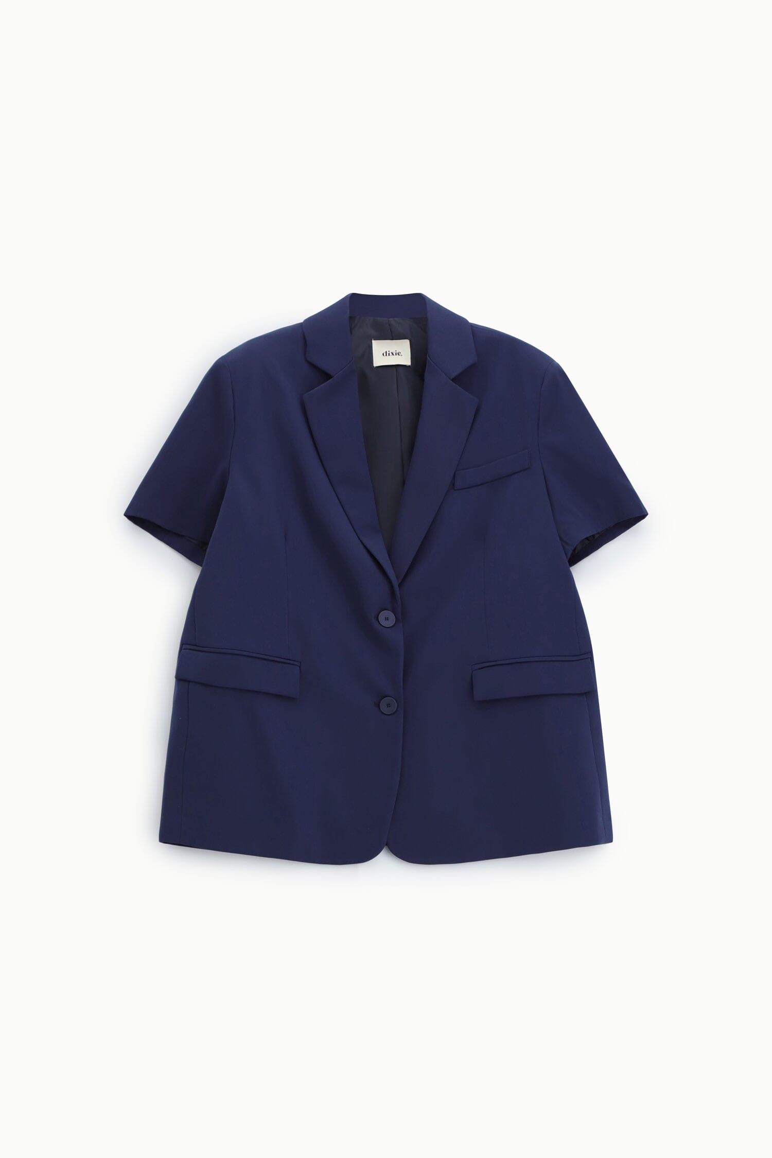 Blazer Maniche Corte Con Tasche A Filetto Dixie