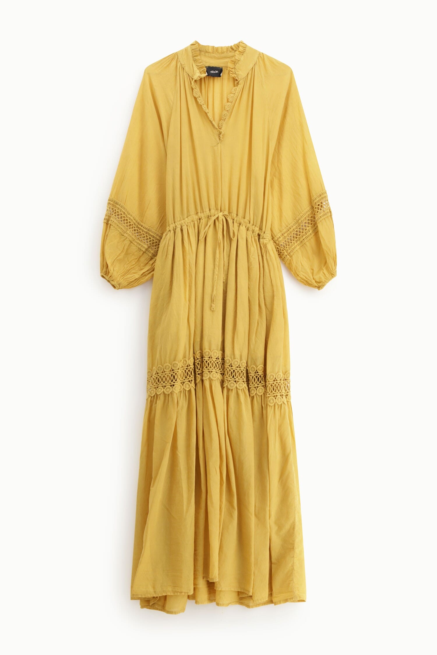 Abito Lungo Con Dettagli Traforati Dixie