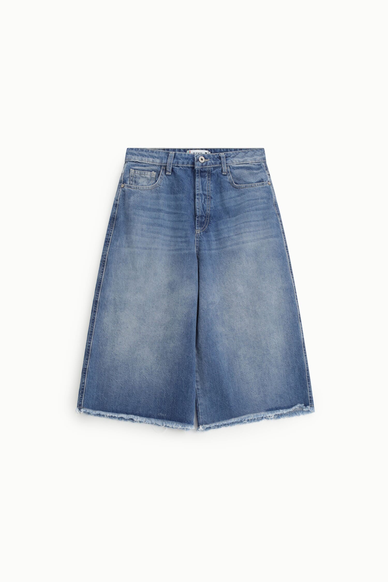 Bermuda à cinq poches avec ourlet effiloché Please