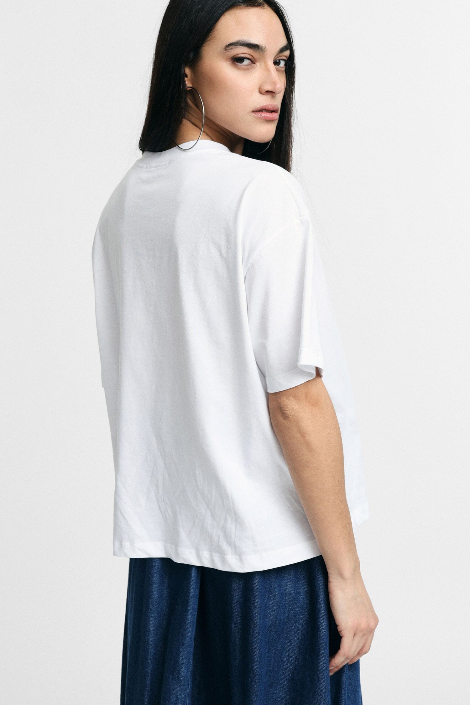 T-Shirt Front Print Fit Soft Crew Neck Please