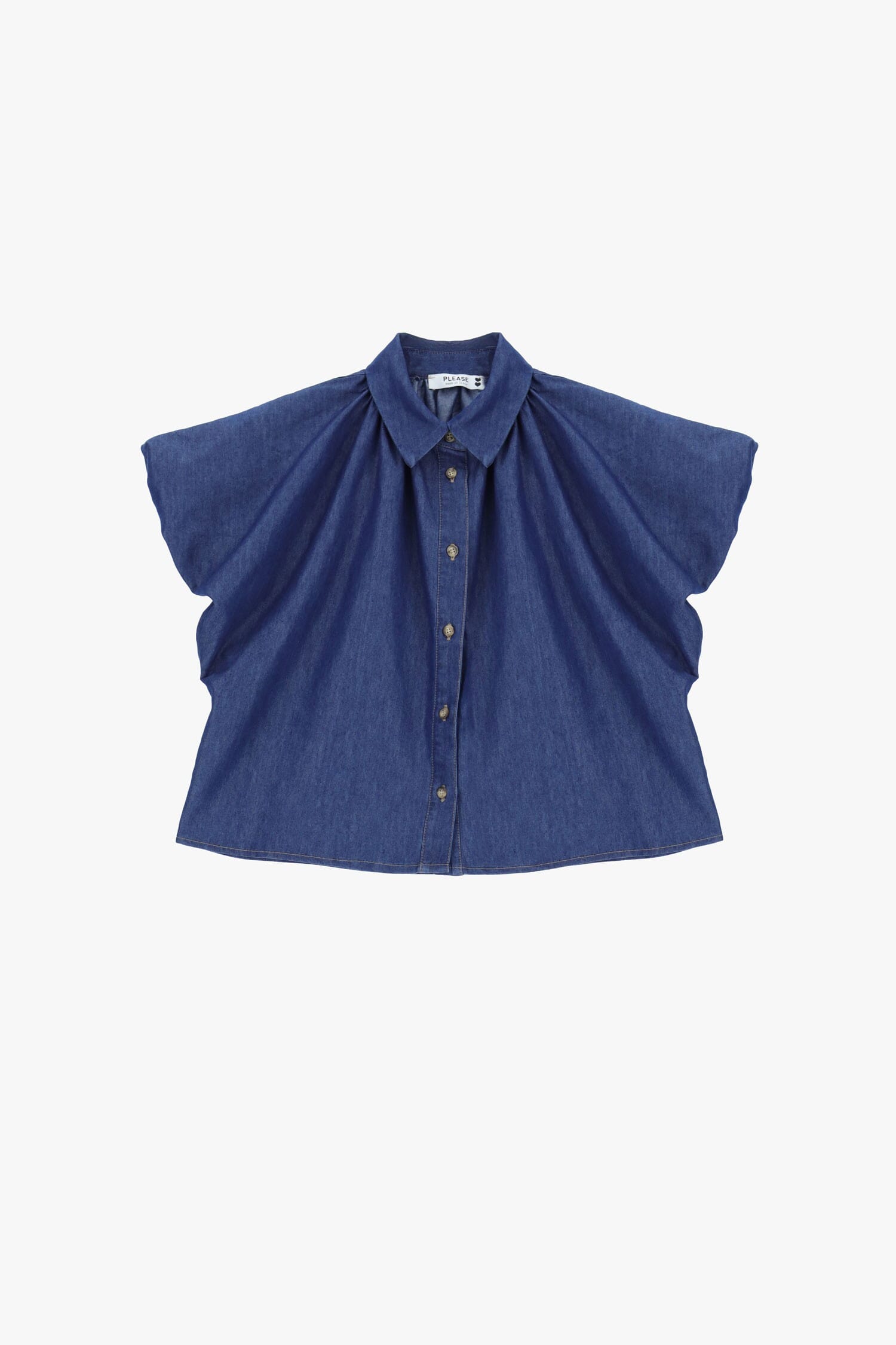 Oversize Shirt With Wide Short Sleeves Please