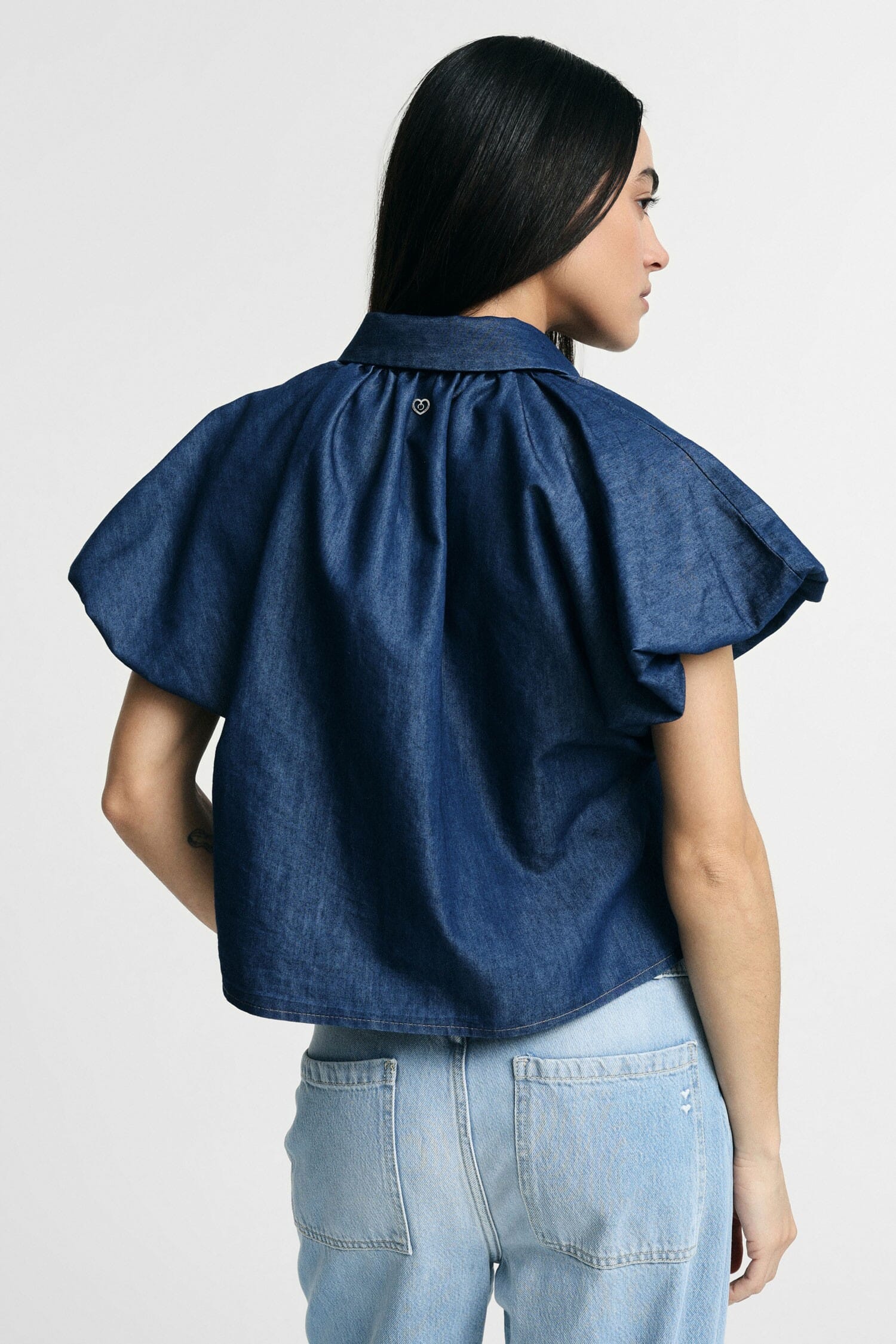 Oversize Shirt With Wide Short Sleeves Please