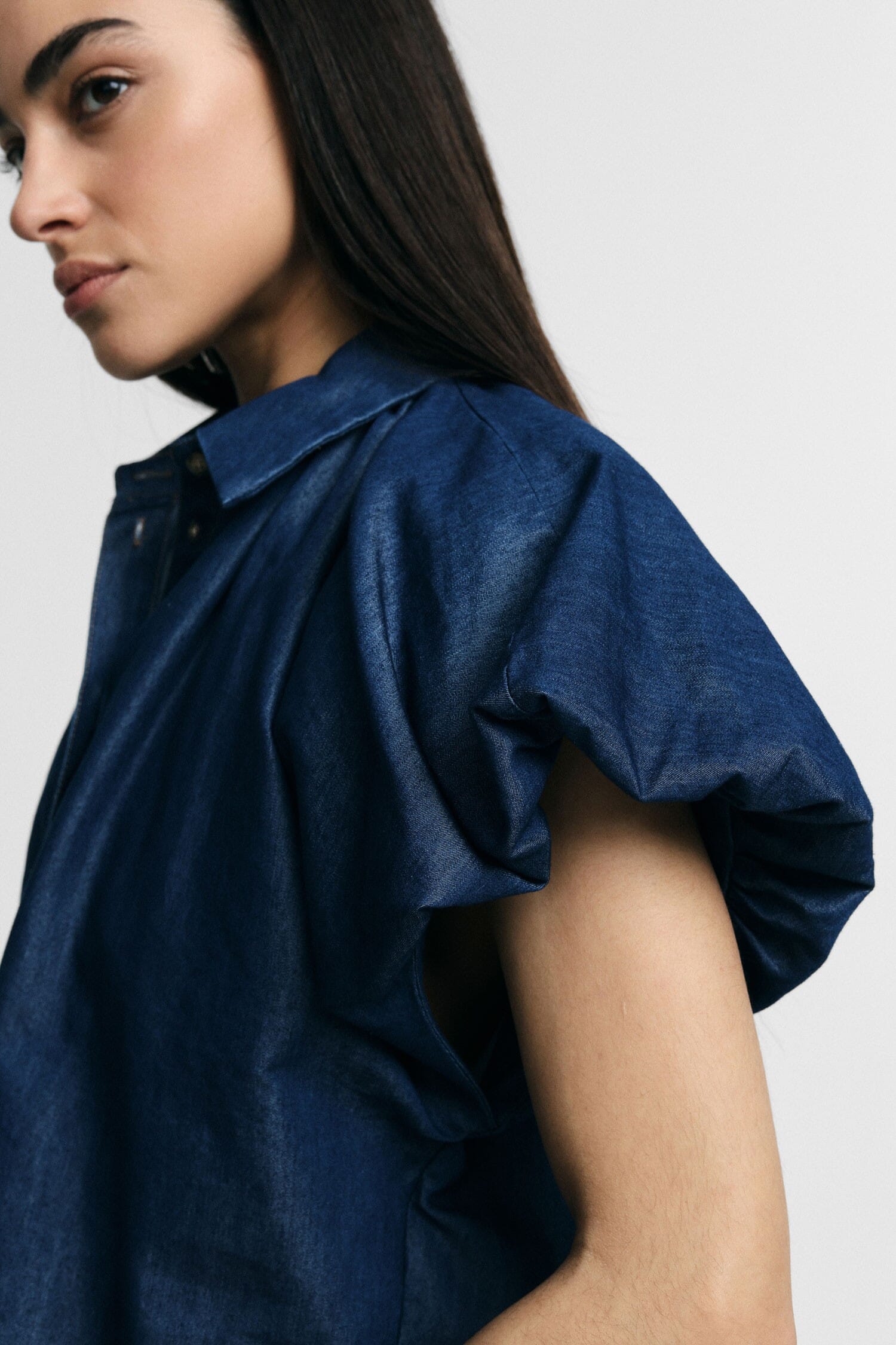 Oversize Shirt With Wide Short Sleeves Please