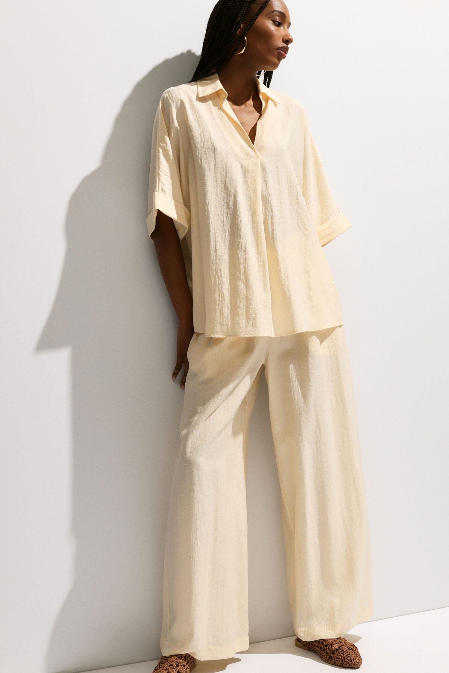 Wide High Waisted Trousers Please