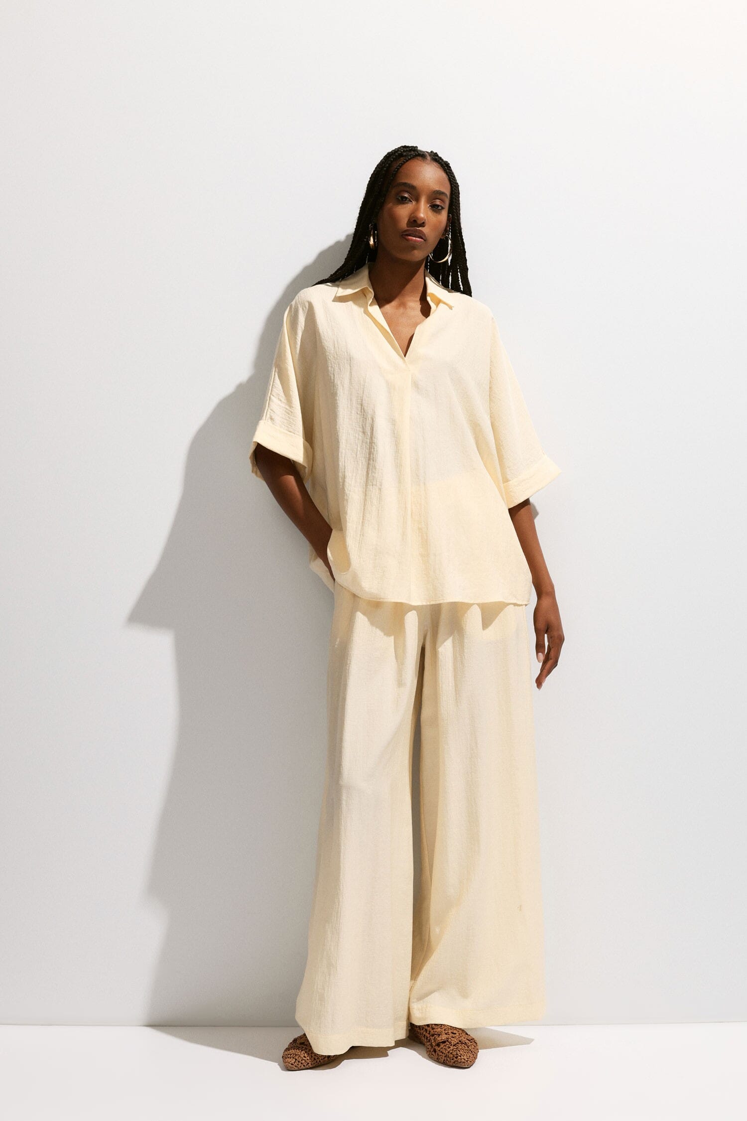 Wide High Waisted Trousers Please