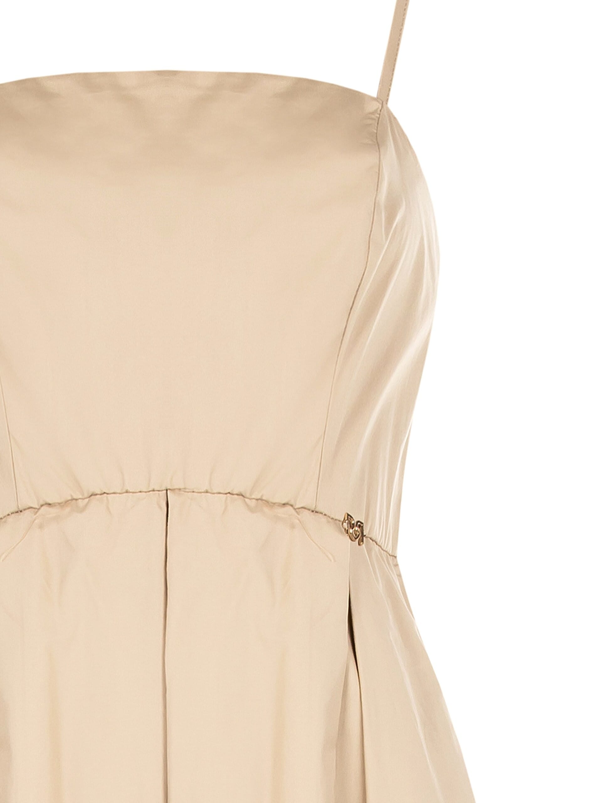 Abito Lungo A Ruota In Cotone Con Tasche Rinascimento