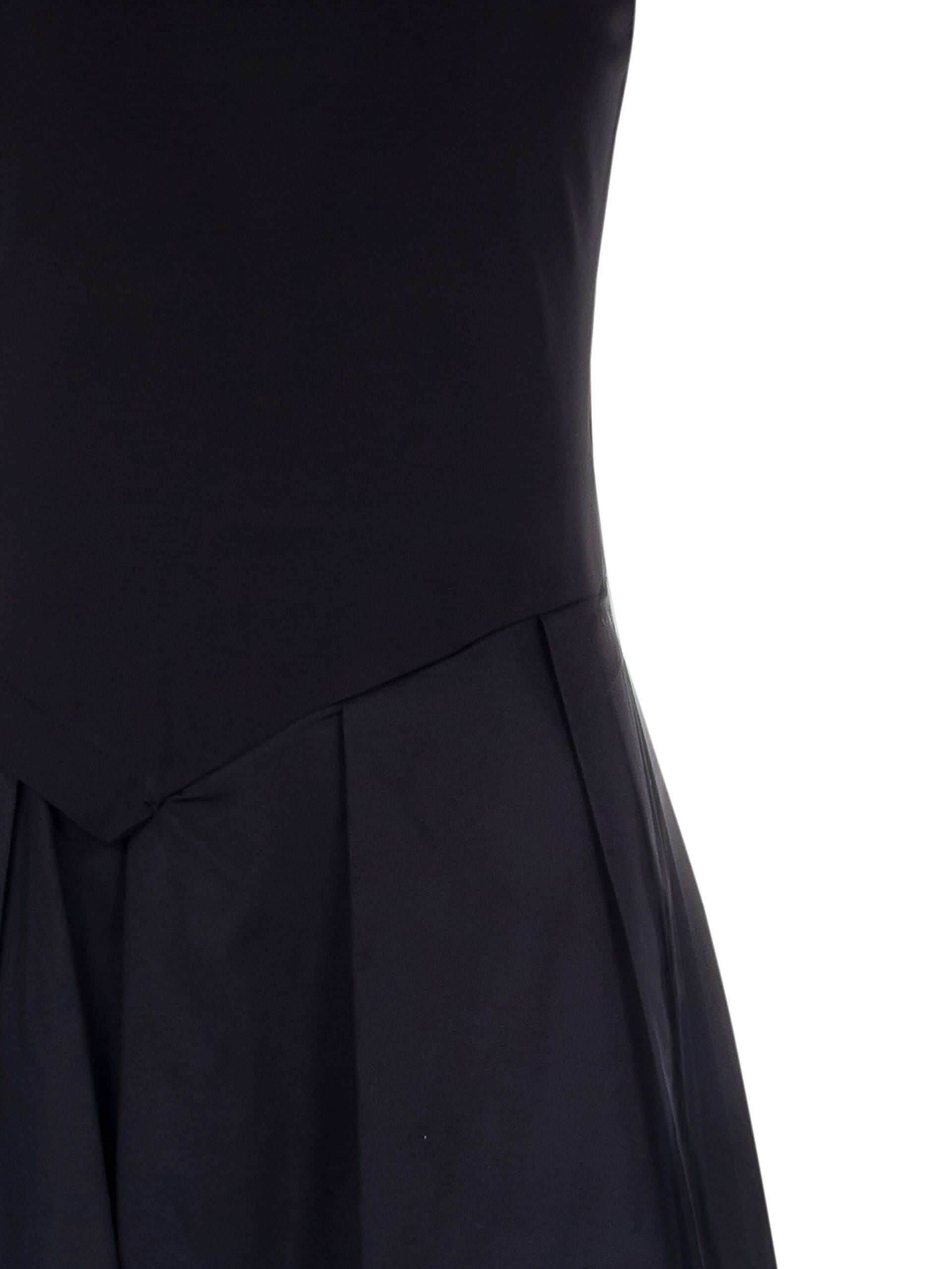 Abito Lungo Effetto 2 Pezzi Top In Jersey E Gonna A Pieghe In Cotone Rinascimento