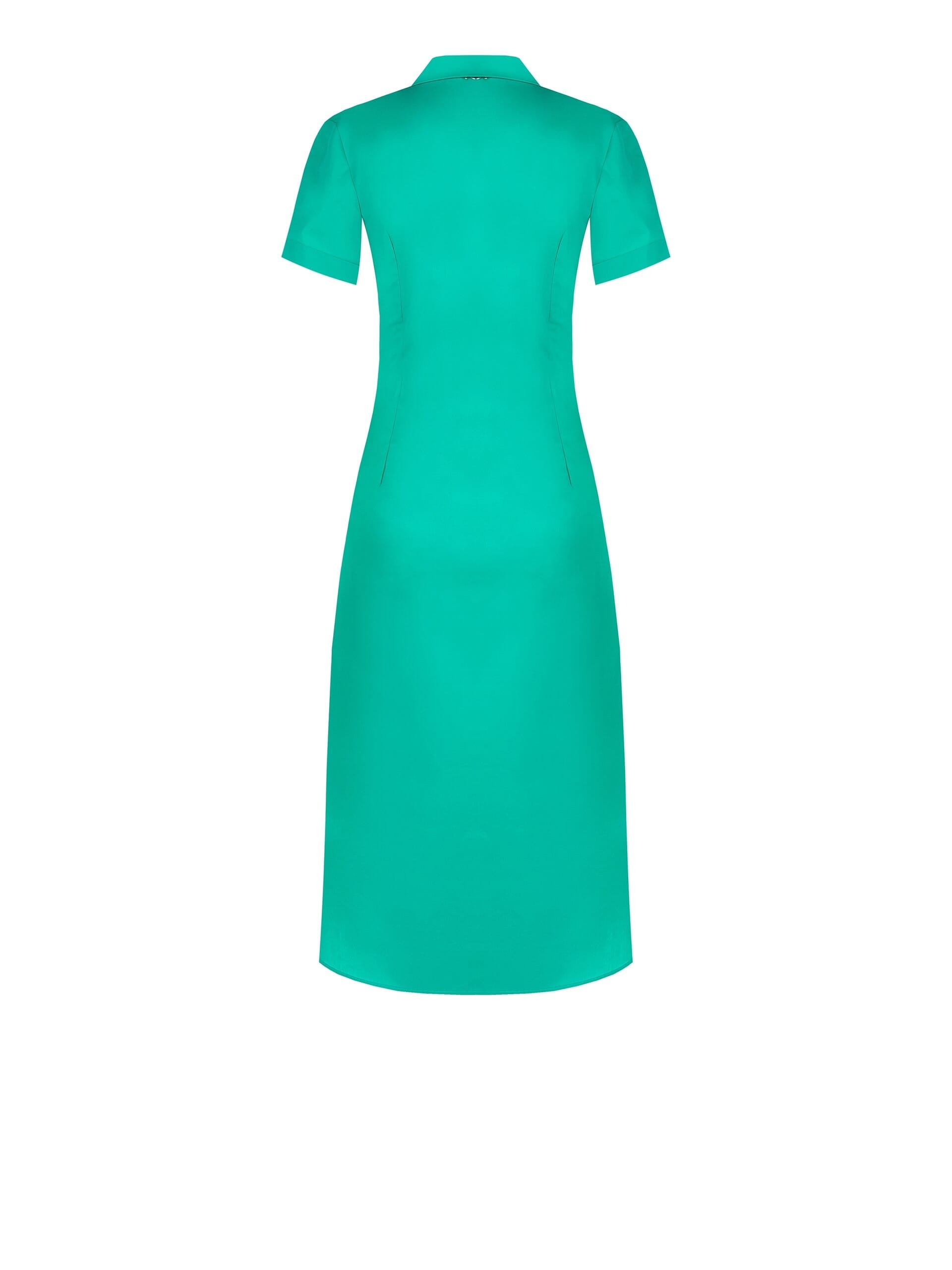 Robe midi en coton avec boutons dissimulés Rinascimento