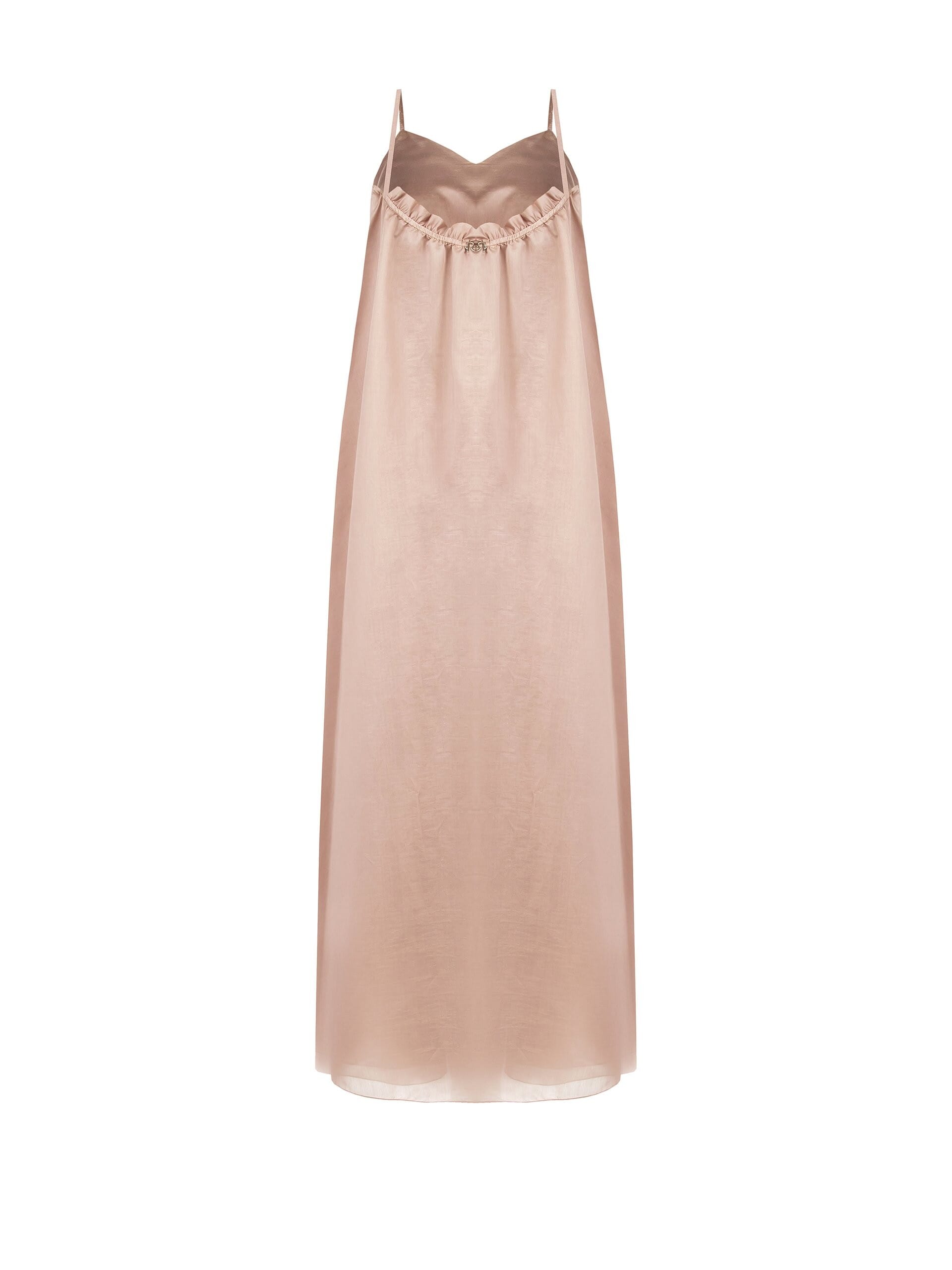 Rinascimento Ultralight Lyocell Trapeze Maxi Dress