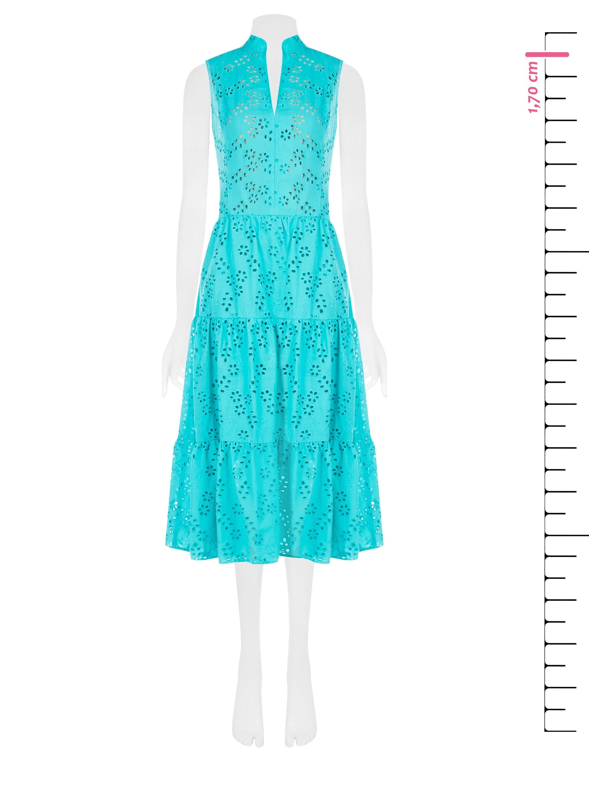 Robe longue à col en V en sanglier à volants Rinascimento