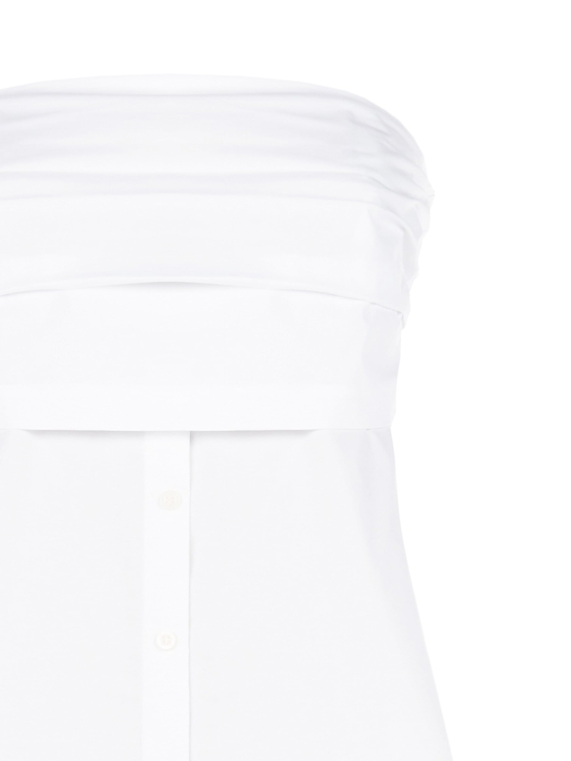 Cotton Top With Pleated Band And Buttons From Rinascimento Shirt