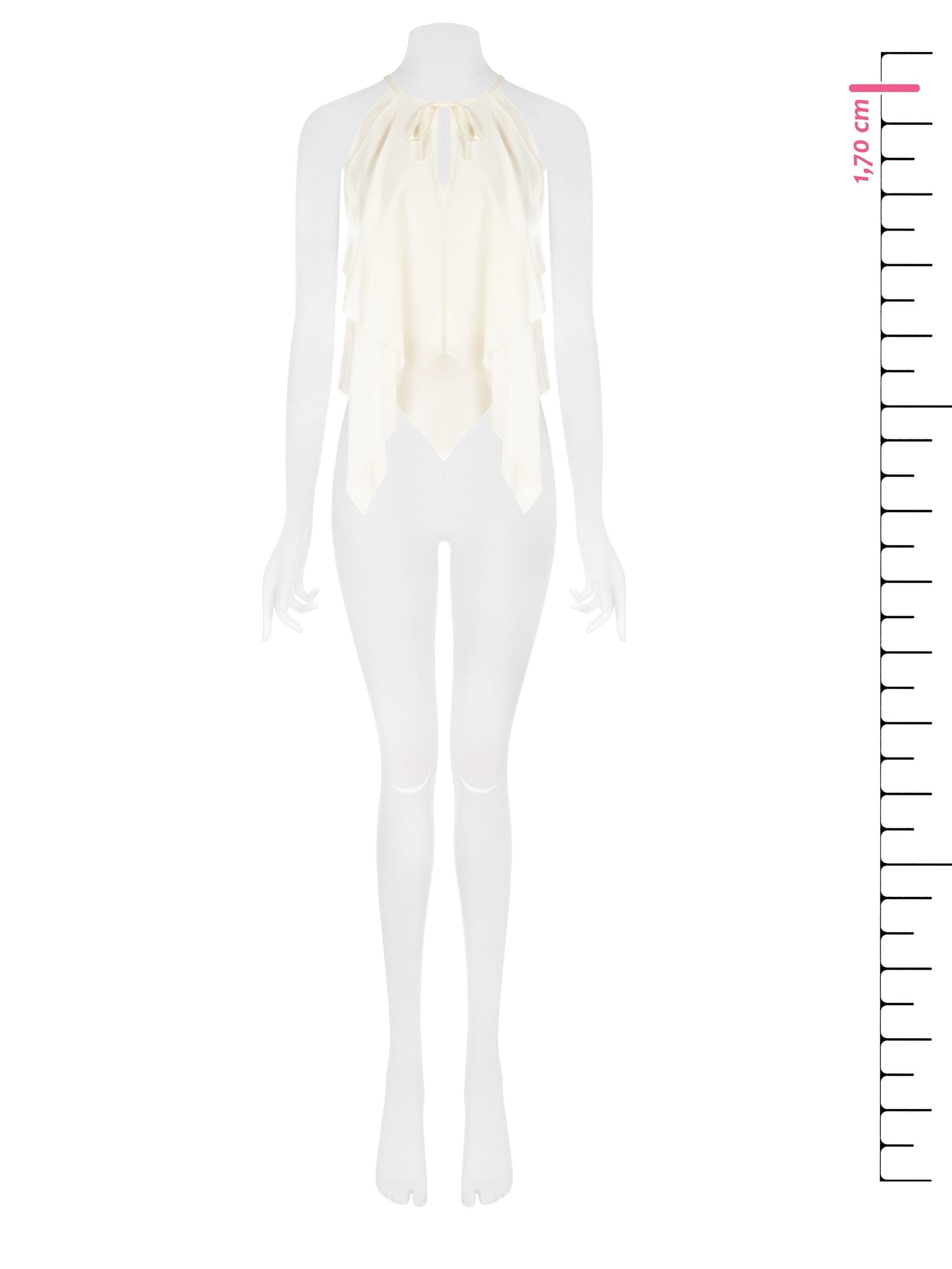 Rinascimento Ultralight Lyocell Sheer Tops