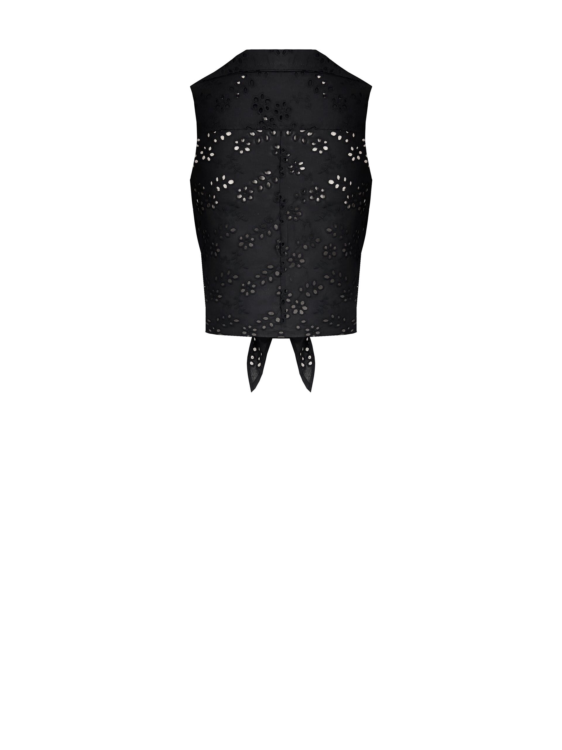 Rinascimento Cotton Sangallo Knot Crop Shirt