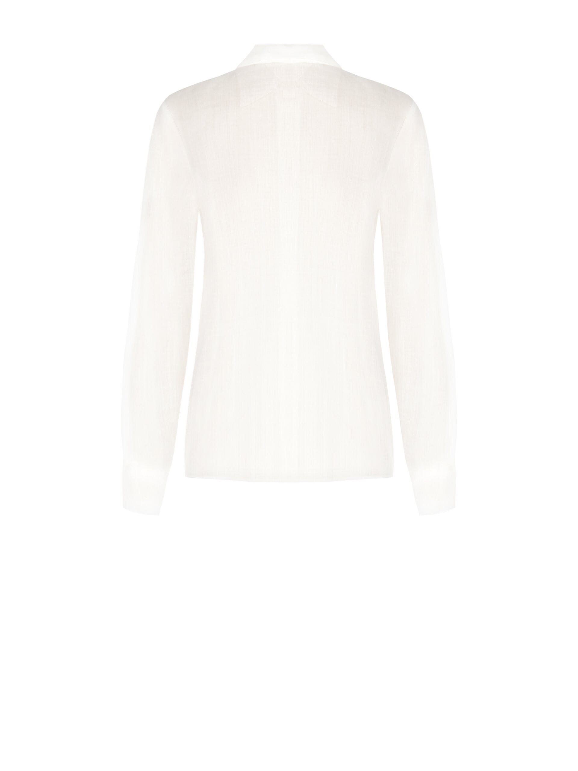 Camicia In Lyocell Ultralight Con Rose Applicate Rinascimento