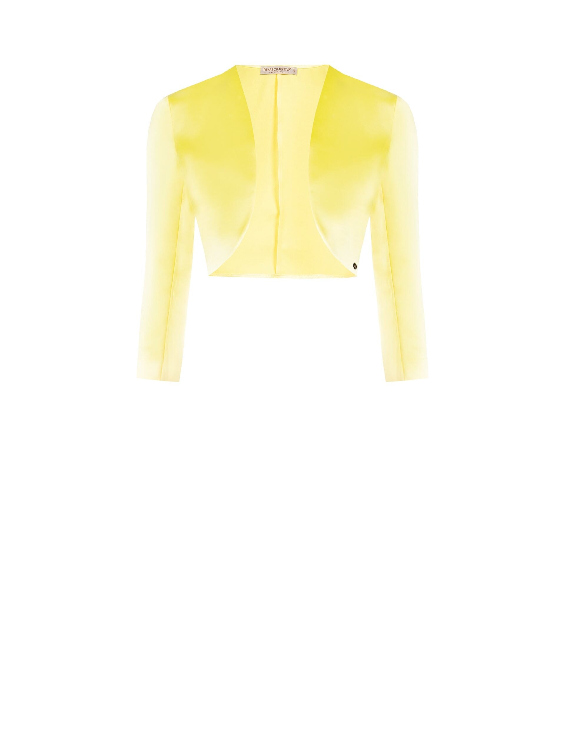 Bolero Coprispalle In Raso Con Micro Spacchi Ai Polsi Rinascimento