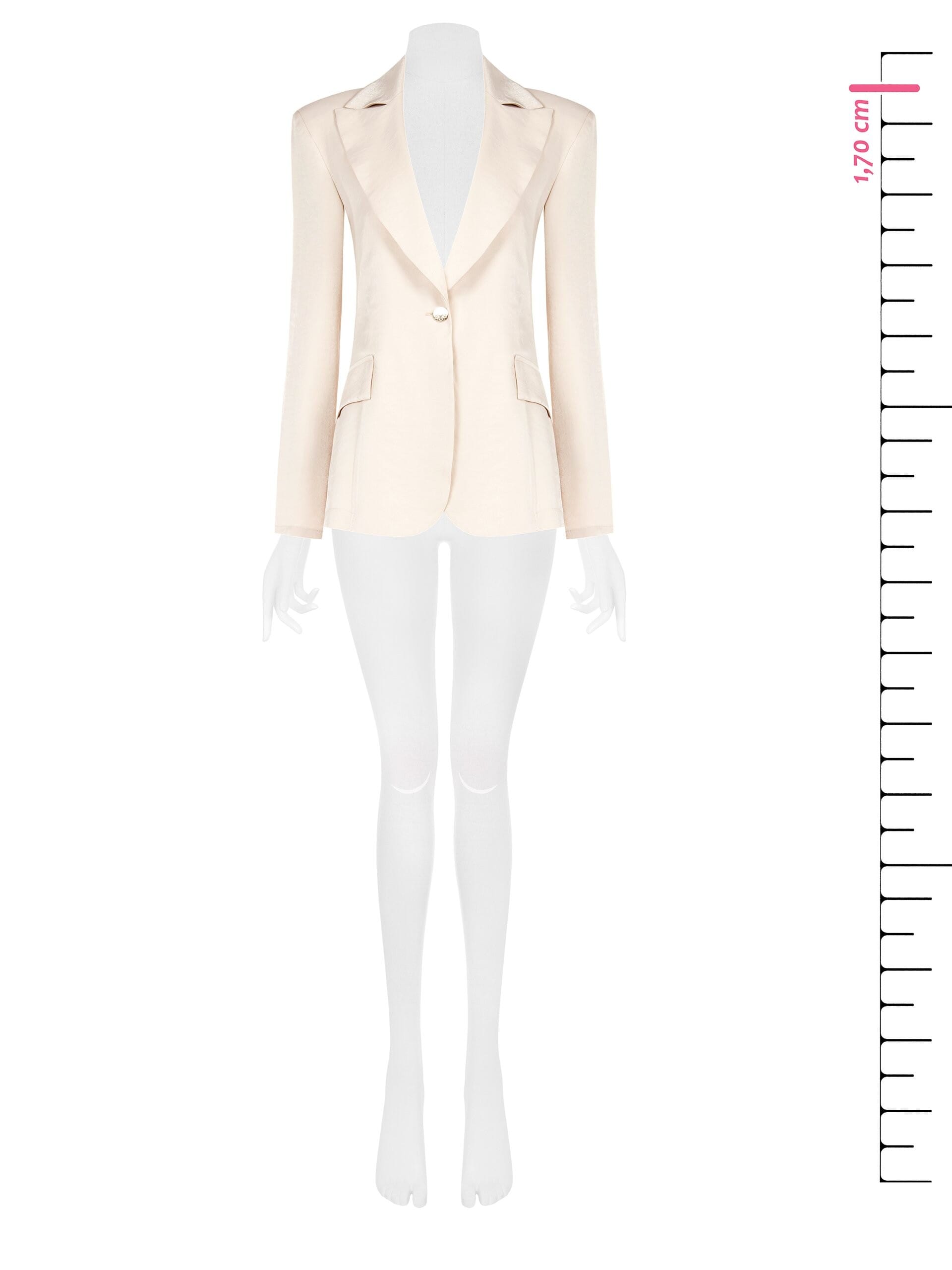 Rinascimento - Veste blazer en viscose à effet perlé