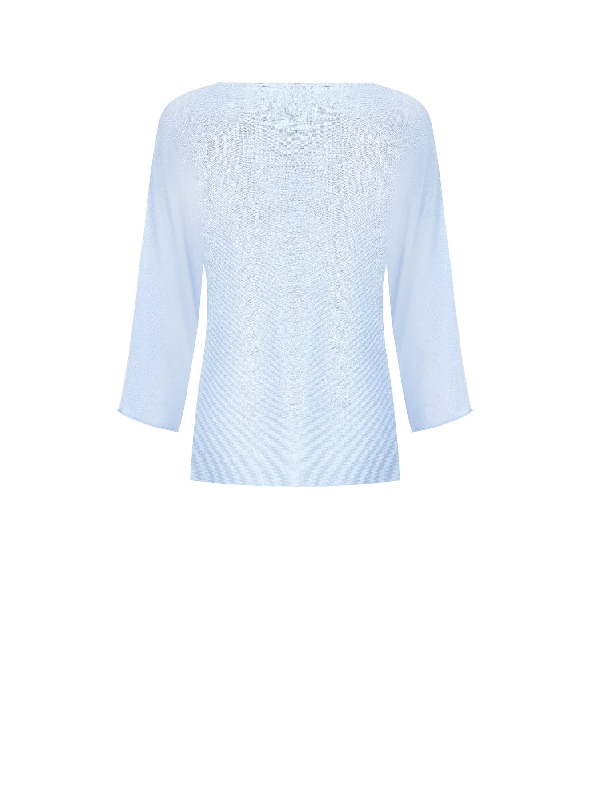 Rinascimento Perforated Rr Logo Lightweight Knit Top