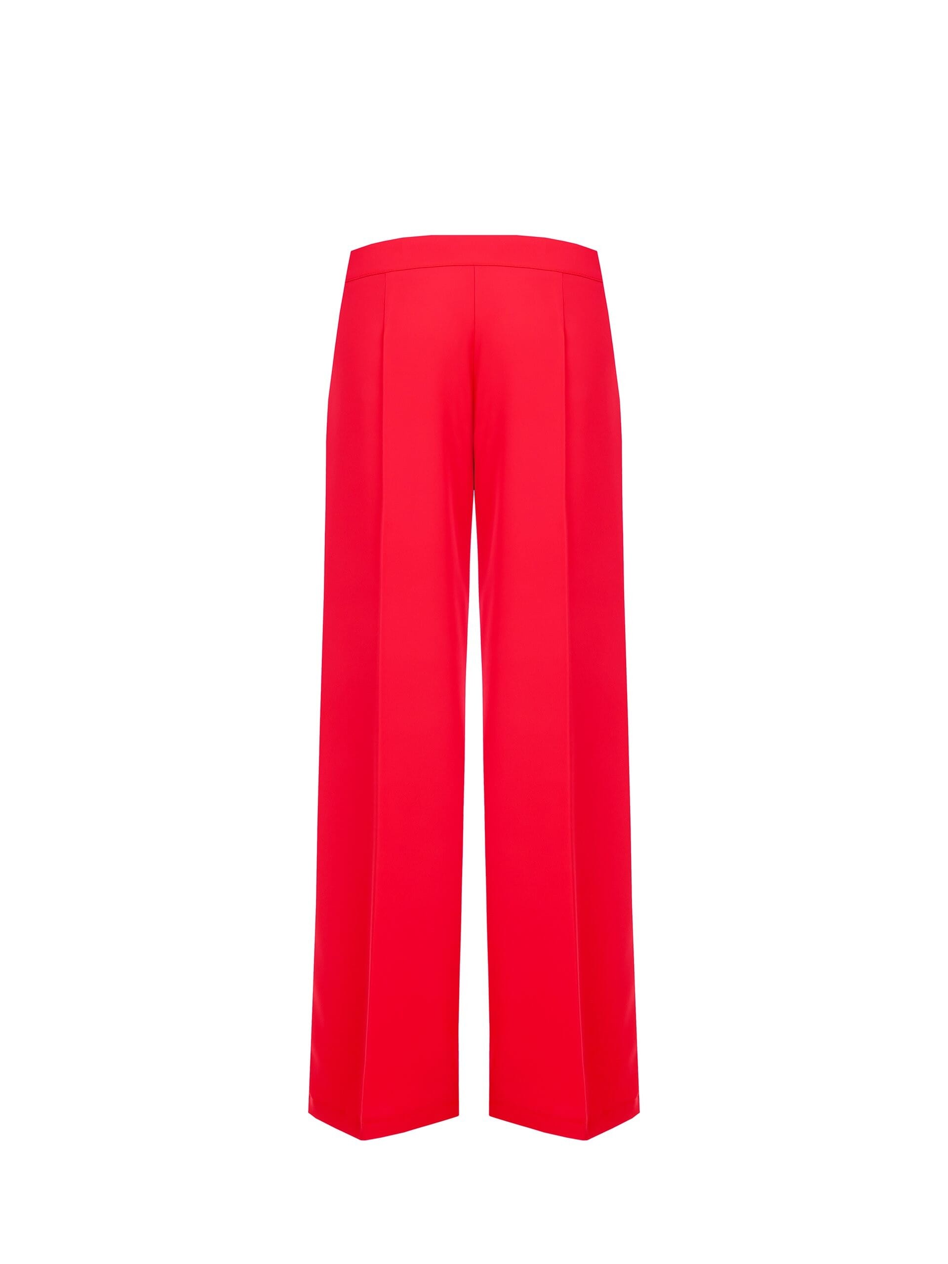 Pantaloni Palazzo In Tessuto Fluido Con Tasche Rinascimento