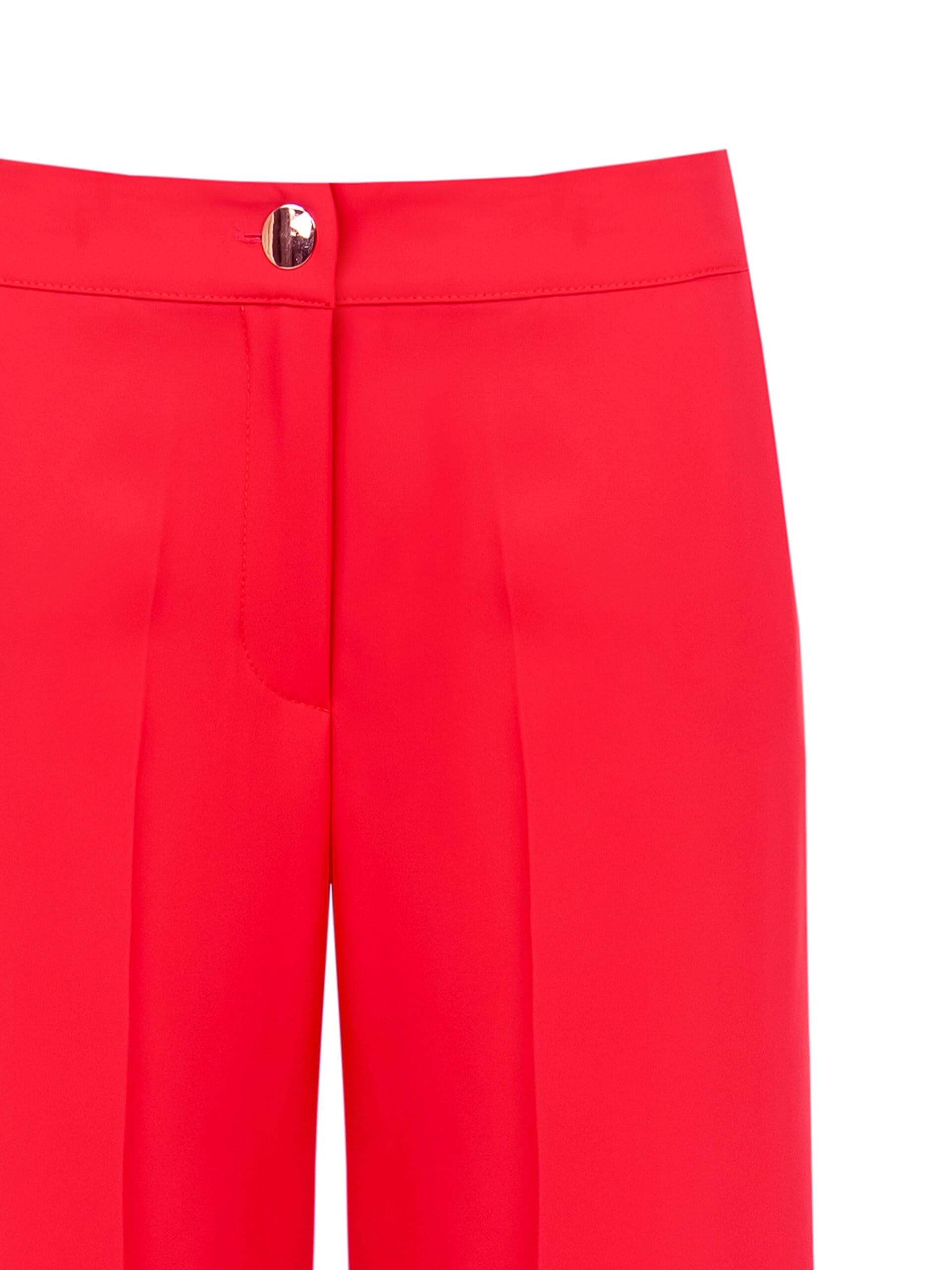 Pantaloni Palazzo In Tessuto Fluido Con Tasche Rinascimento