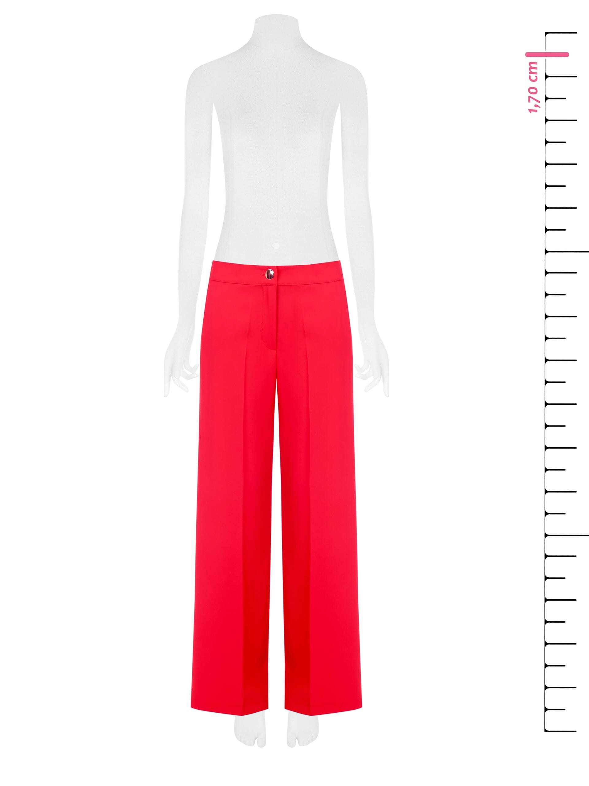 Pantaloni Palazzo In Tessuto Fluido Con Tasche Rinascimento