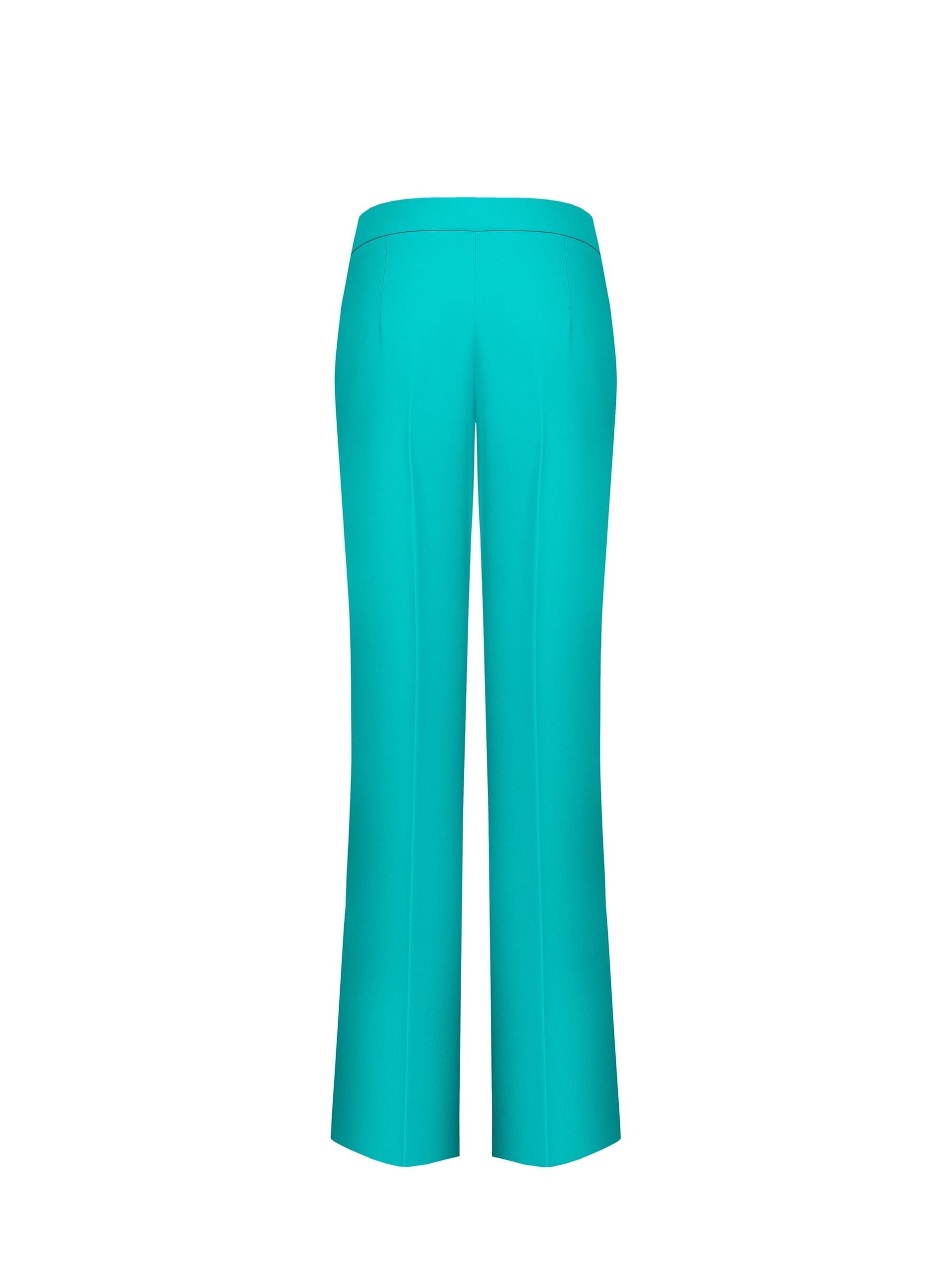 Fluid Fabric Palace Trousers With Metal Button Rinascimento