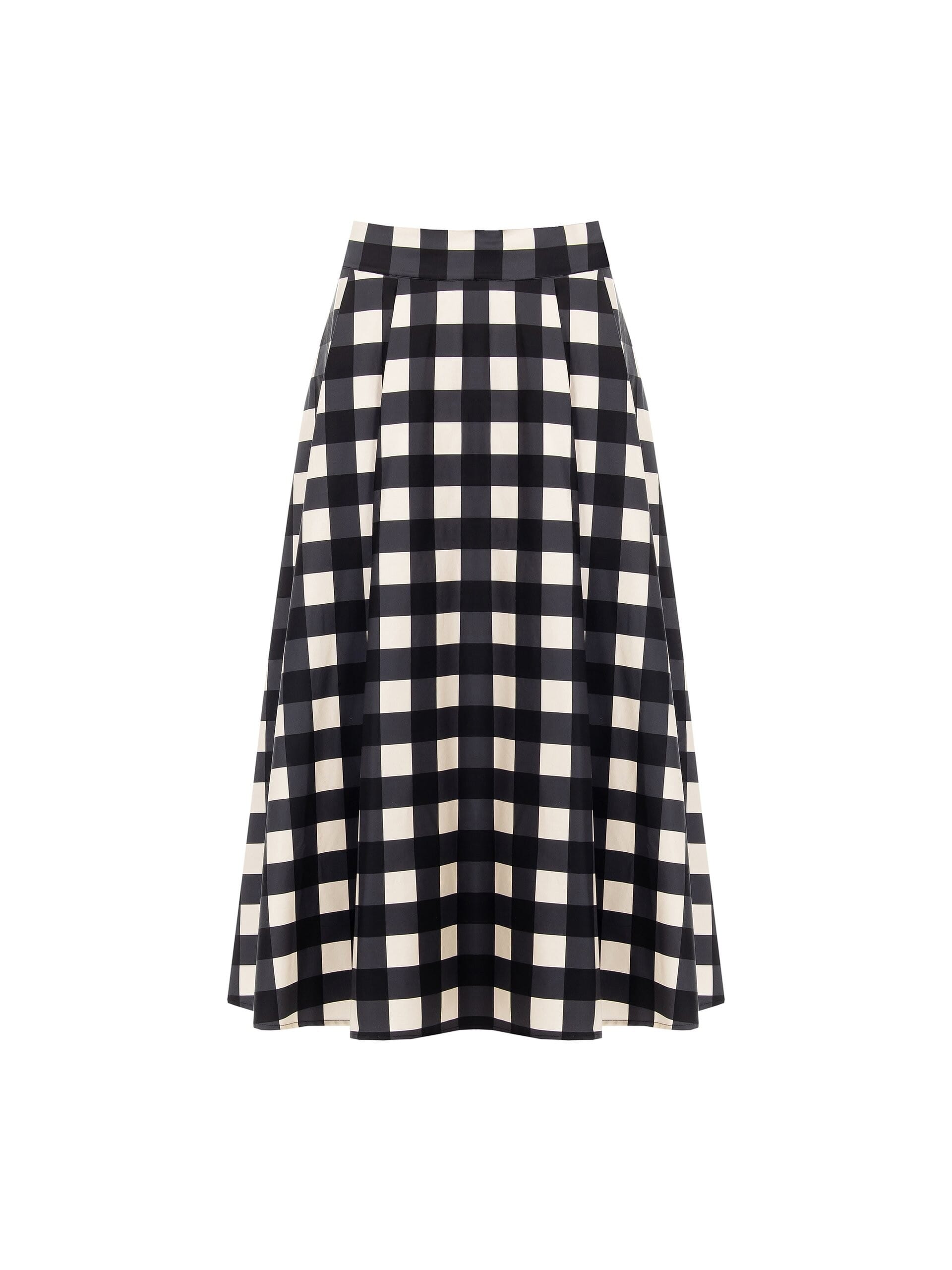 Rinascimento Cotton Mix Long Roller Skirt